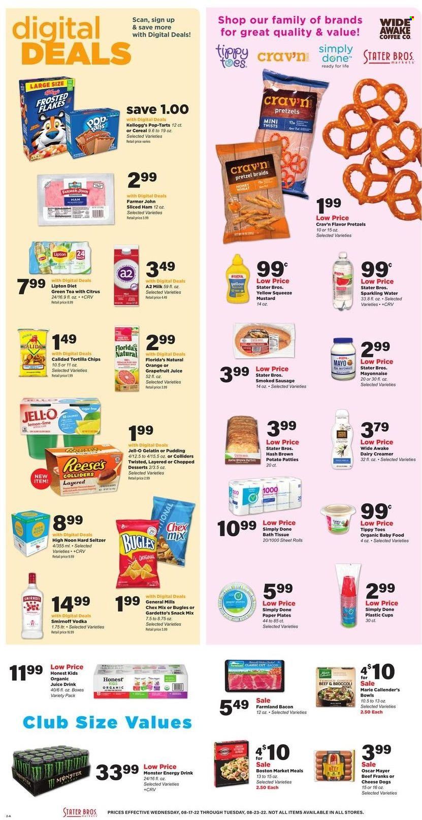 Stater Bros. (CA) Weekly Ad Flyer Specials August 17 to August 23, 2022