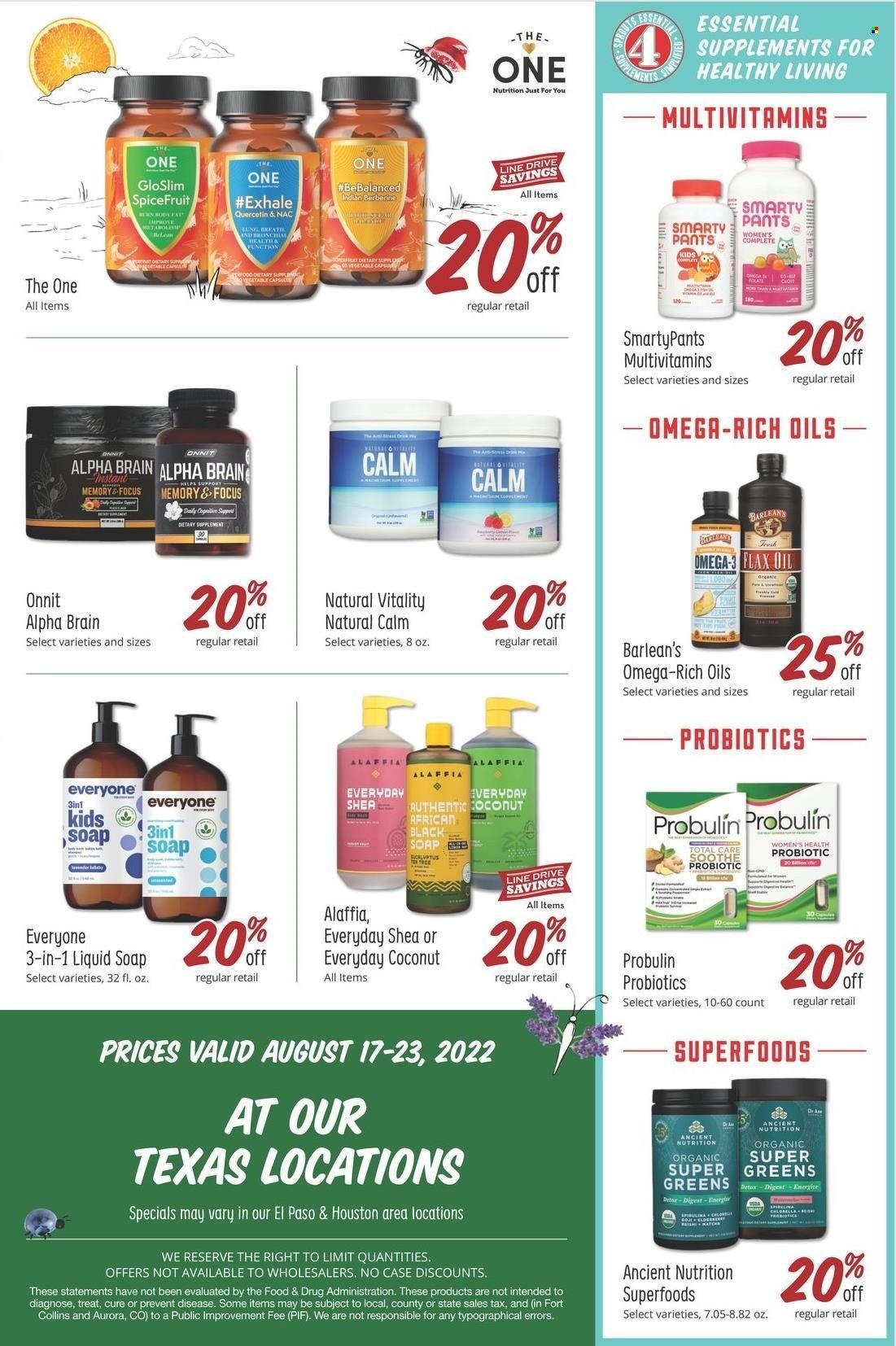 Sprouts Weekly Ad Flyer Specials August 17 to August 23, 2022