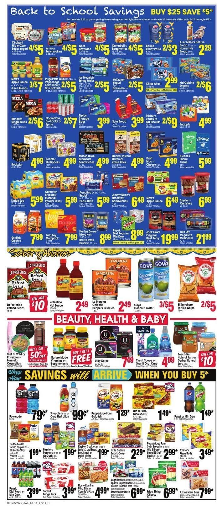 Jewel Osco (IL) Weekly Ad Flyer Specials August 17 to August 23, 2022