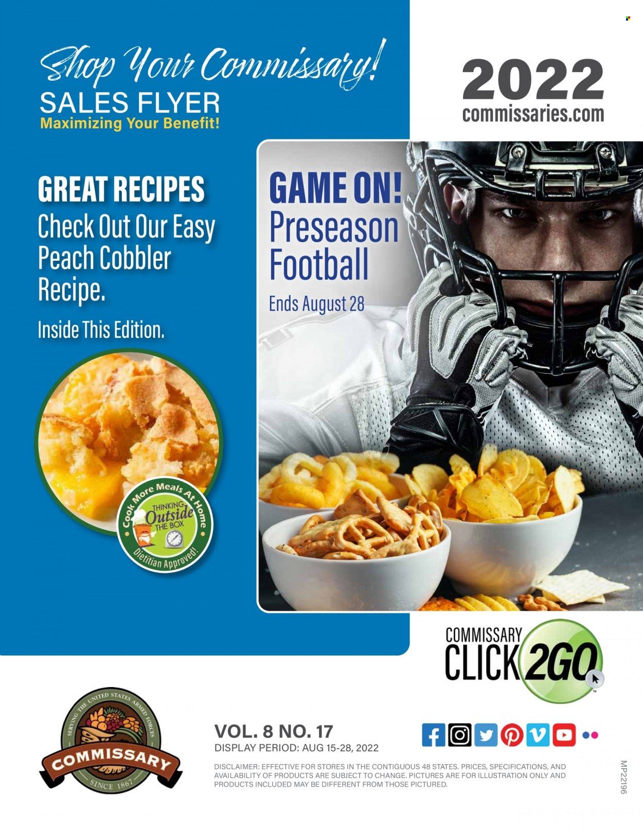 Commissary Weekly Ad Flyer Specials August 15 to August 28, 2022