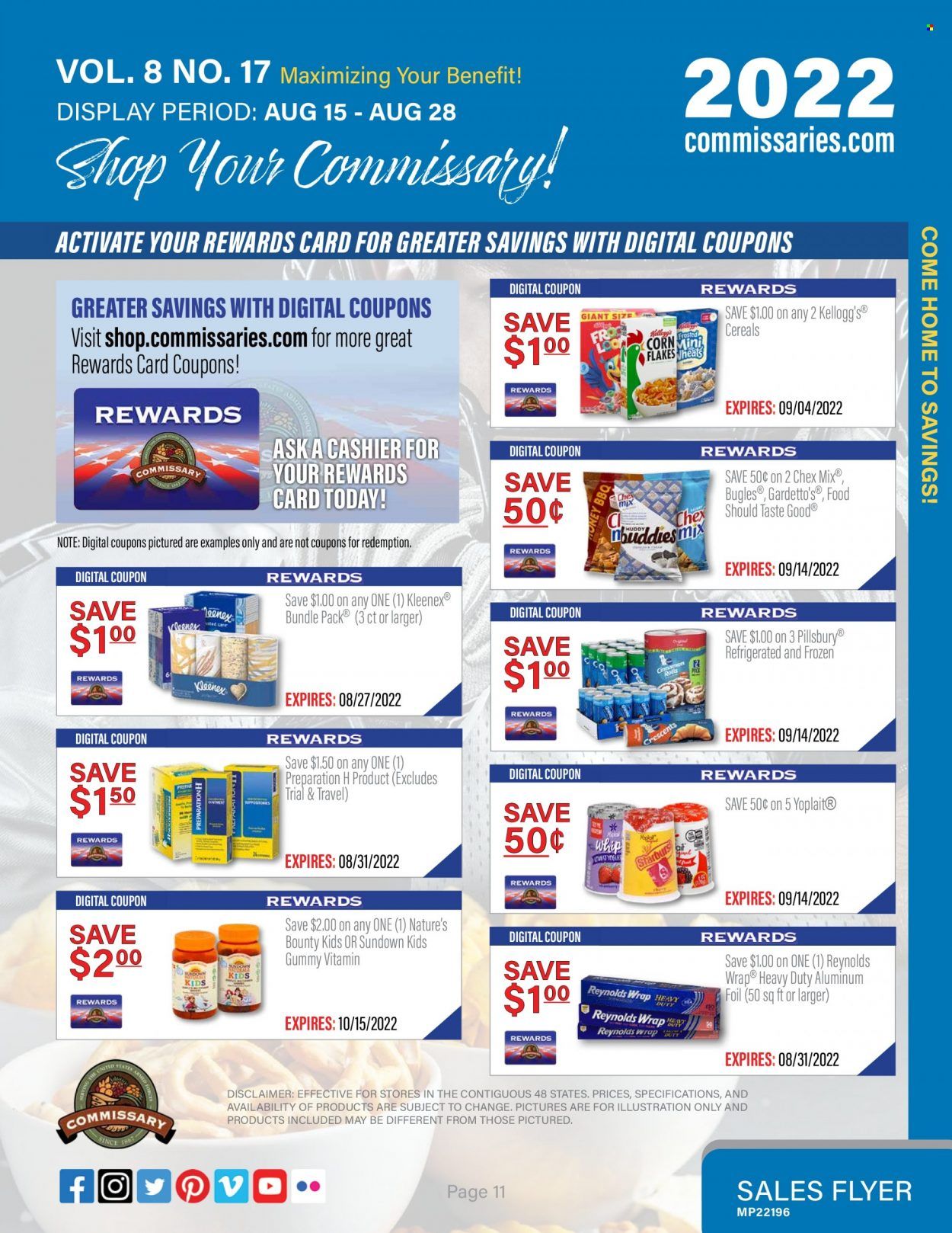 Commissary Weekly Ad Flyer Specials August 15 to August 28, 2022