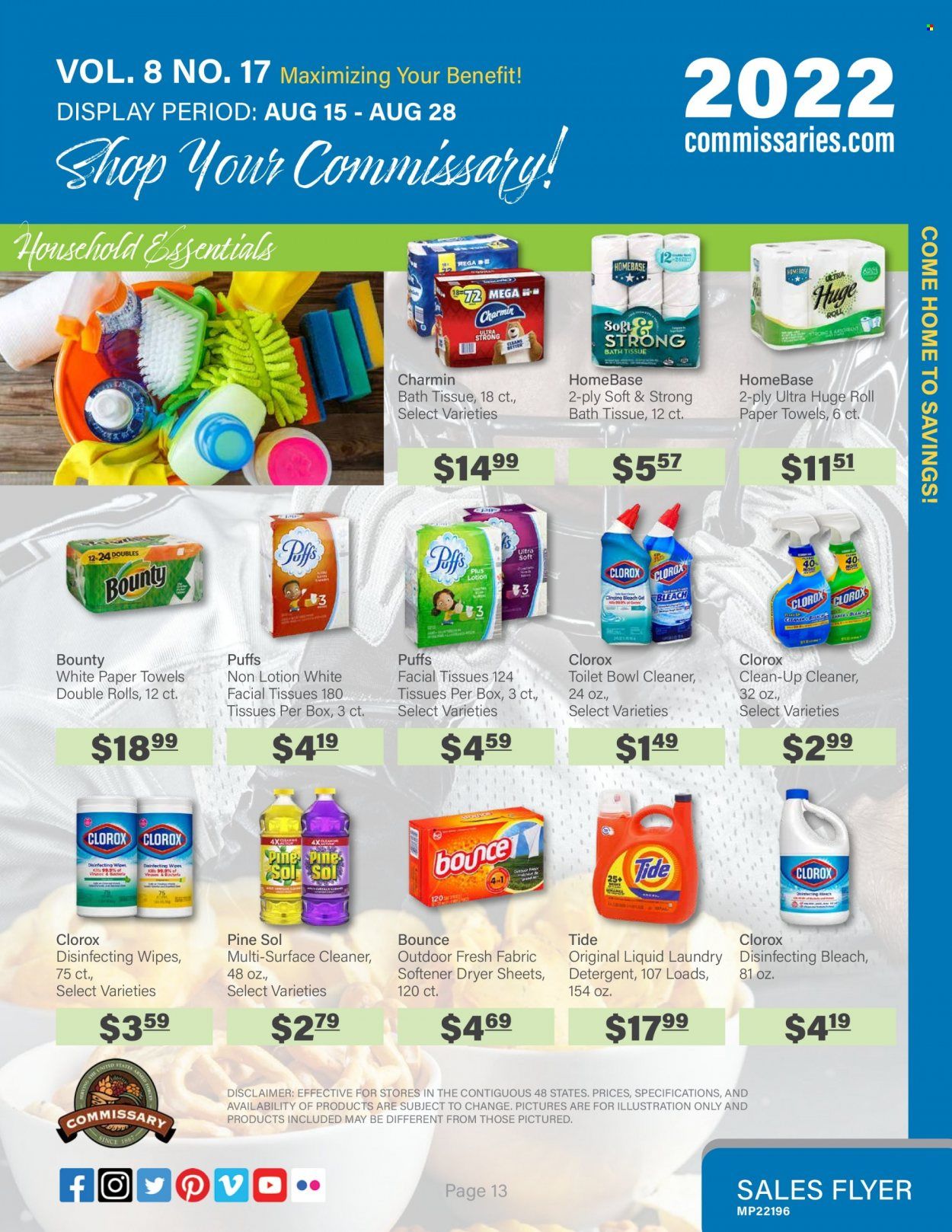 Commissary Weekly Ad Flyer Specials August 15 to August 28, 2022