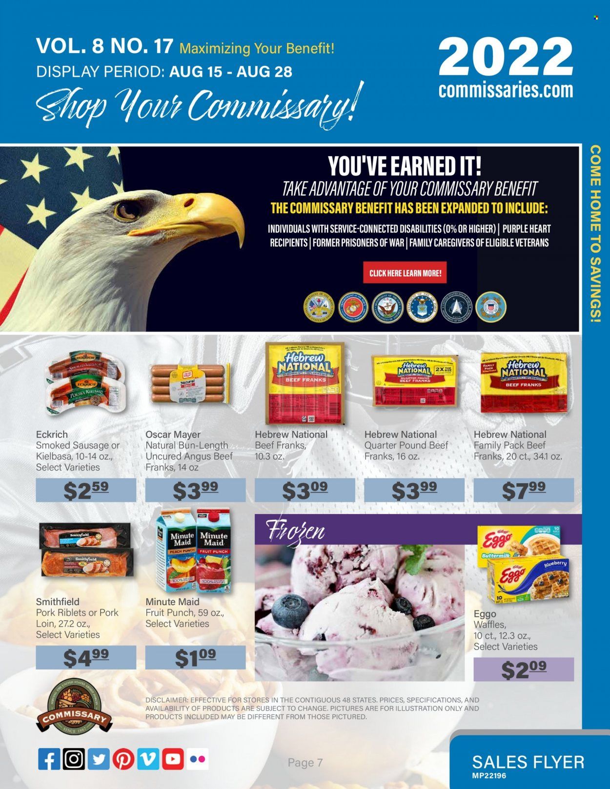 Commissary Weekly Ad Flyer Specials August 15 to August 28, 2022