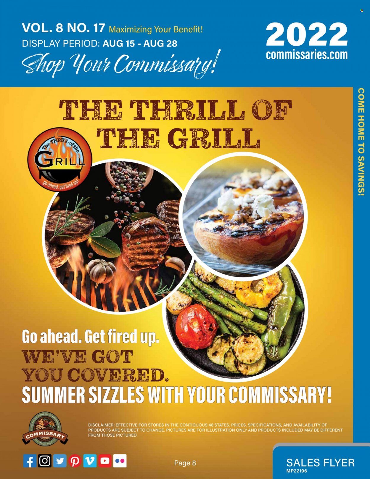 Commissary Weekly Ad Flyer Specials August 15 to August 28, 2022