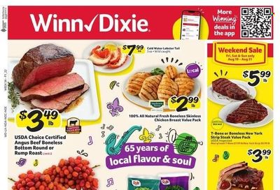 Winn Dixie (AL, FL, GA, LA) Weekly Ad Flyer Specials August 17 to August 23, 2022
