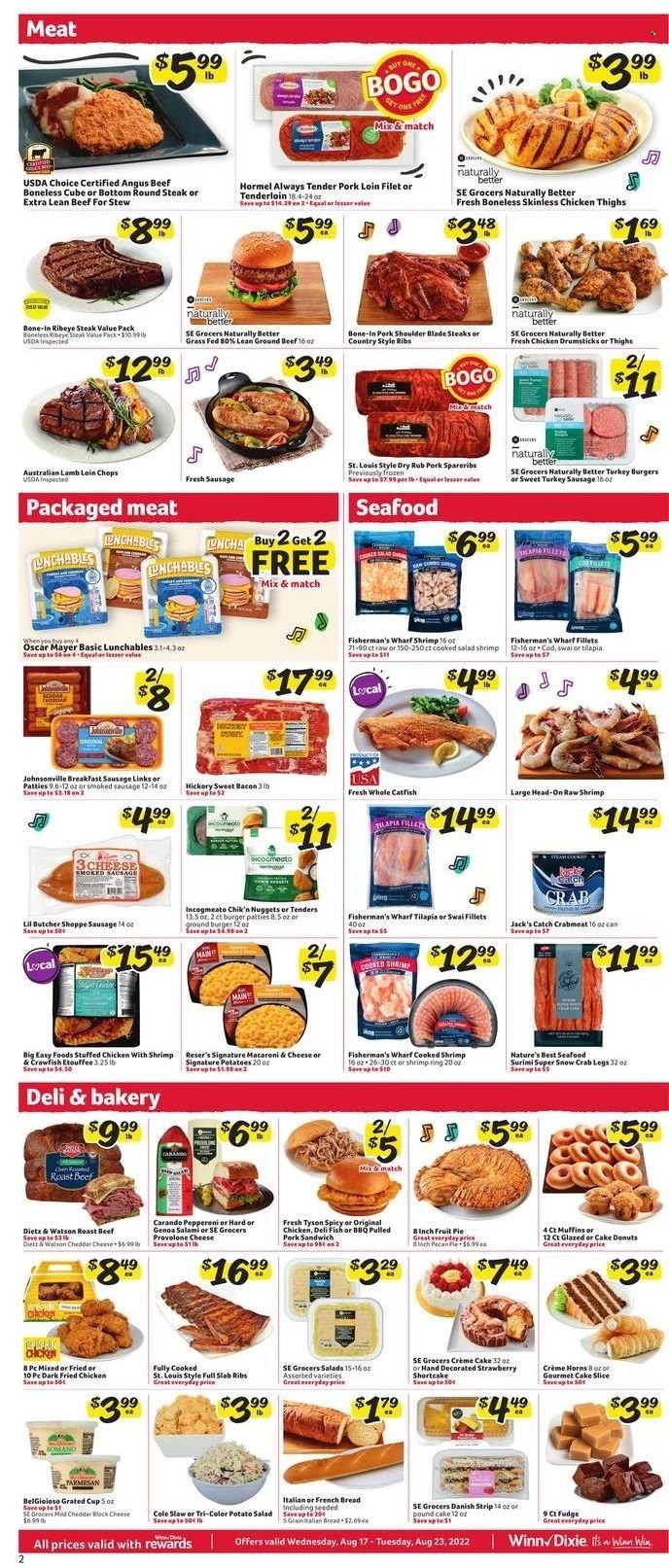 Winn Dixie (AL, FL, GA, LA) Weekly Ad Flyer Specials August 17 to August 23, 2022