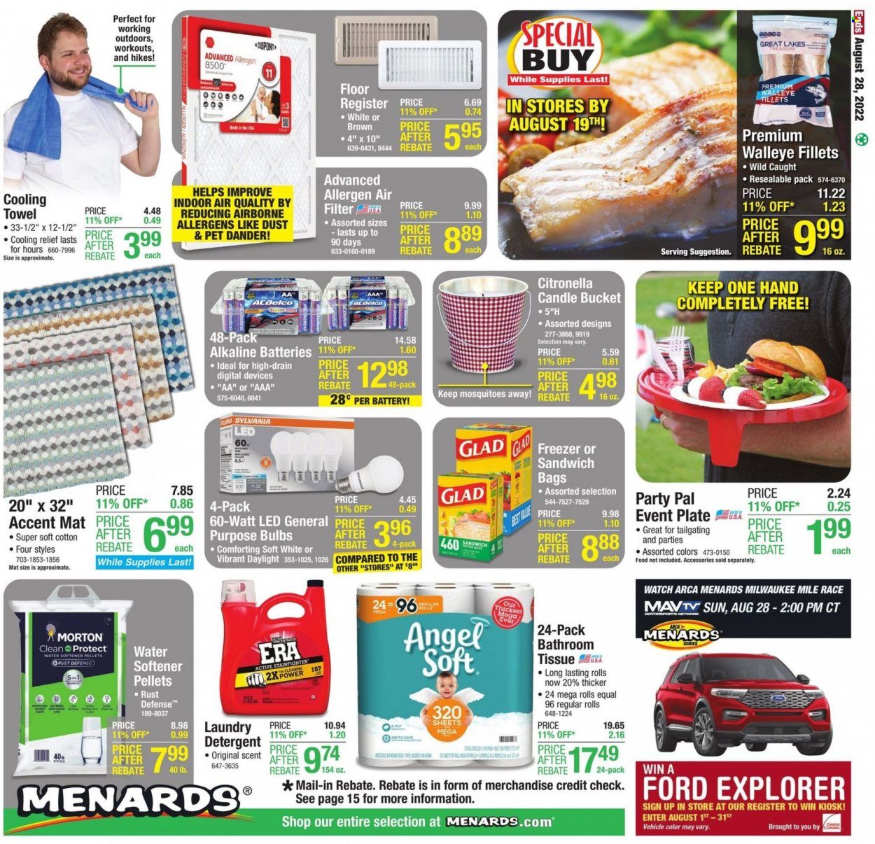 Menards Weekly Ad Flyer Specials August 18 to August 28, 2022