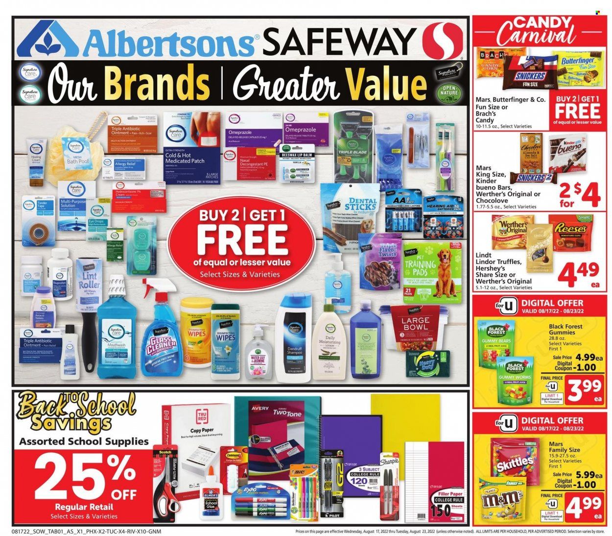 Safeway (AZ, CO, ID, MT, NE, NM) Weekly Ad Flyer Specials August 17 to August 23, 2022