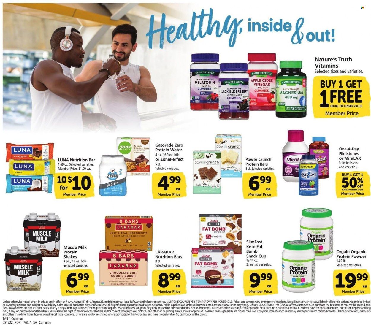 Safeway (OR) Weekly Ad Flyer Specials August 17 to August 23, 2022