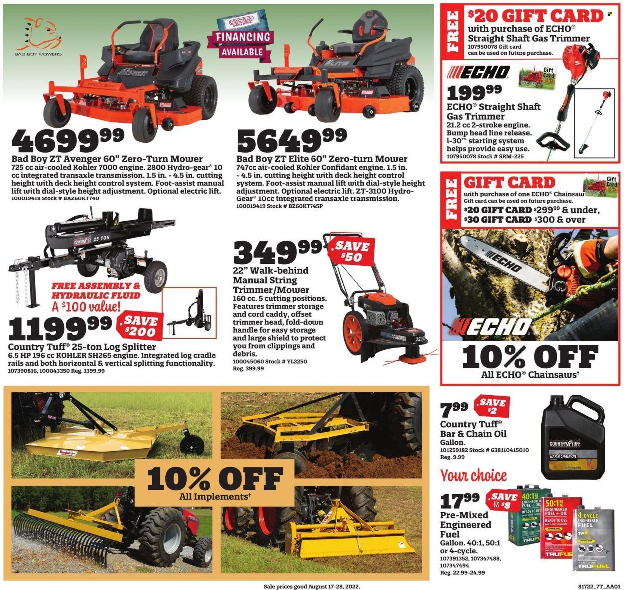 Orscheln Farm and Home (IA, IN, KS, MO, NE, OK) Weekly Ad Flyer Specials August 17 to August 28, 2022