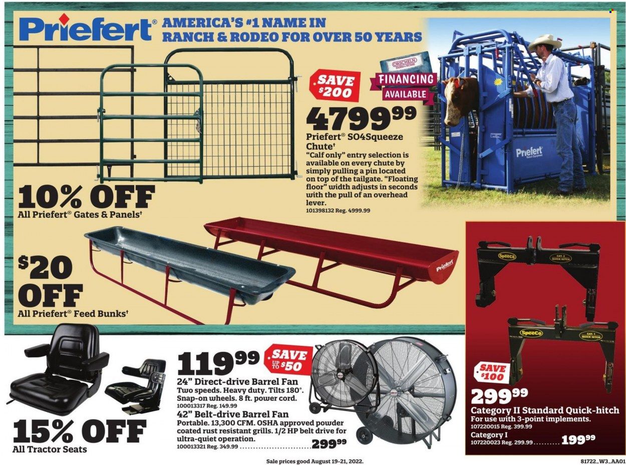 Orscheln Farm and Home (IA, IN, KS, MO, NE, OK) Weekly Ad Flyer Specials August 19 to August 21, 2022