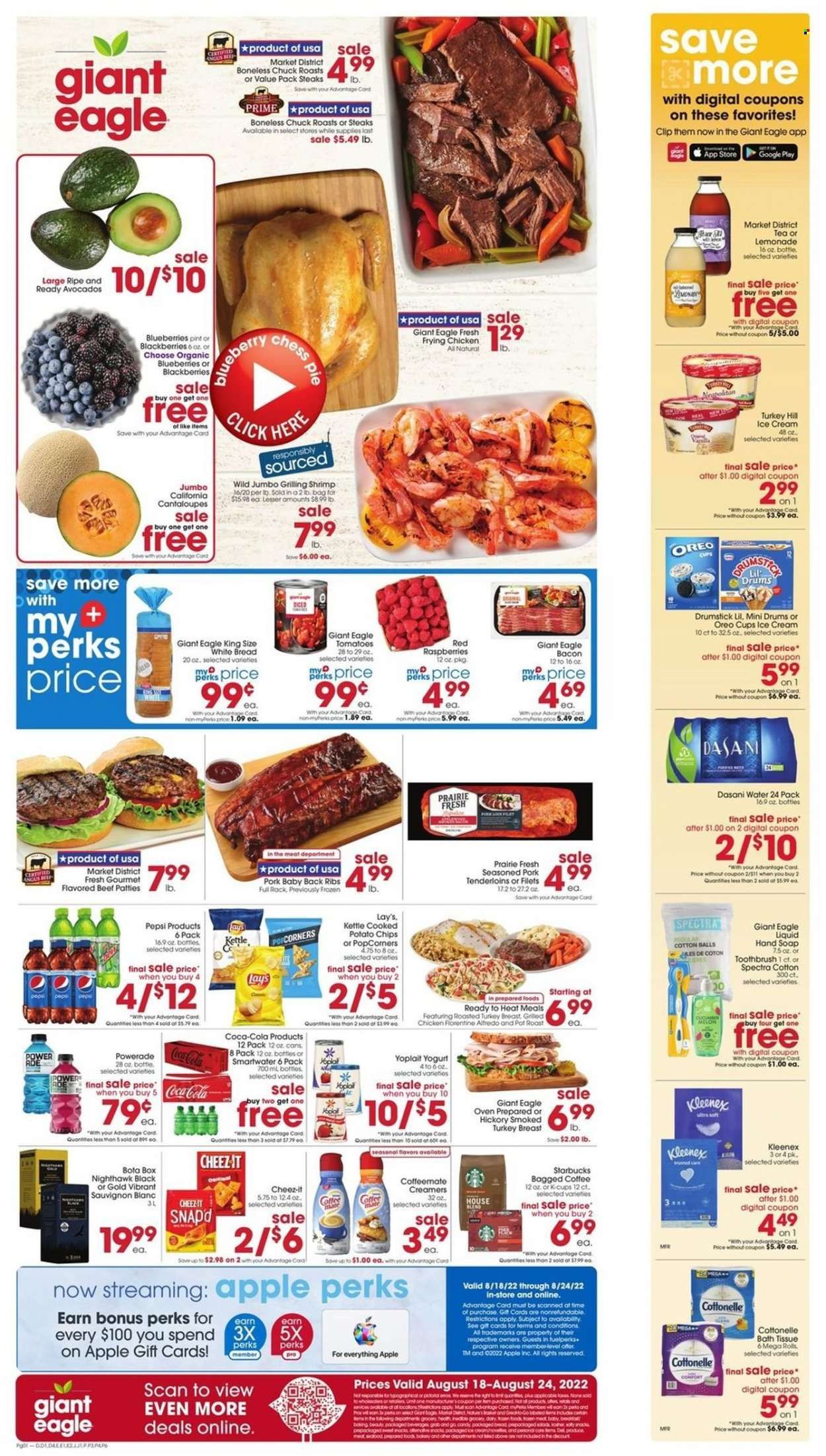 Giant Eagle (OH, PA) Weekly Ad Flyer Specials August 18 to August 24, 2022