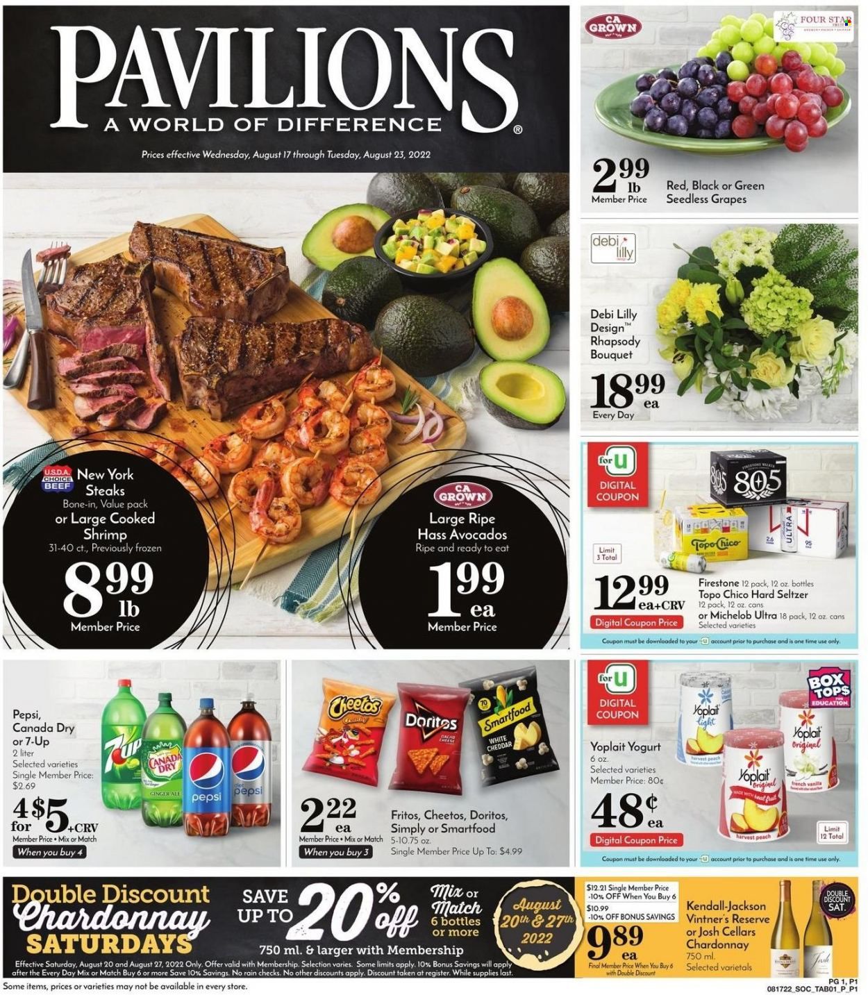 Pavilions (CA) Weekly Ad Flyer Specials August 17 to August 23, 2022