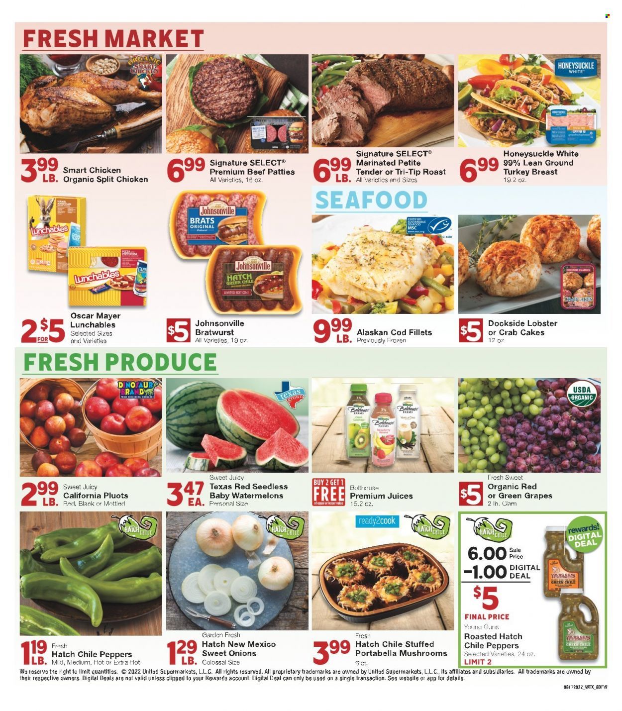 Market Street (NM, TX) Weekly Ad Flyer Specials August 17 to August 23, 2022