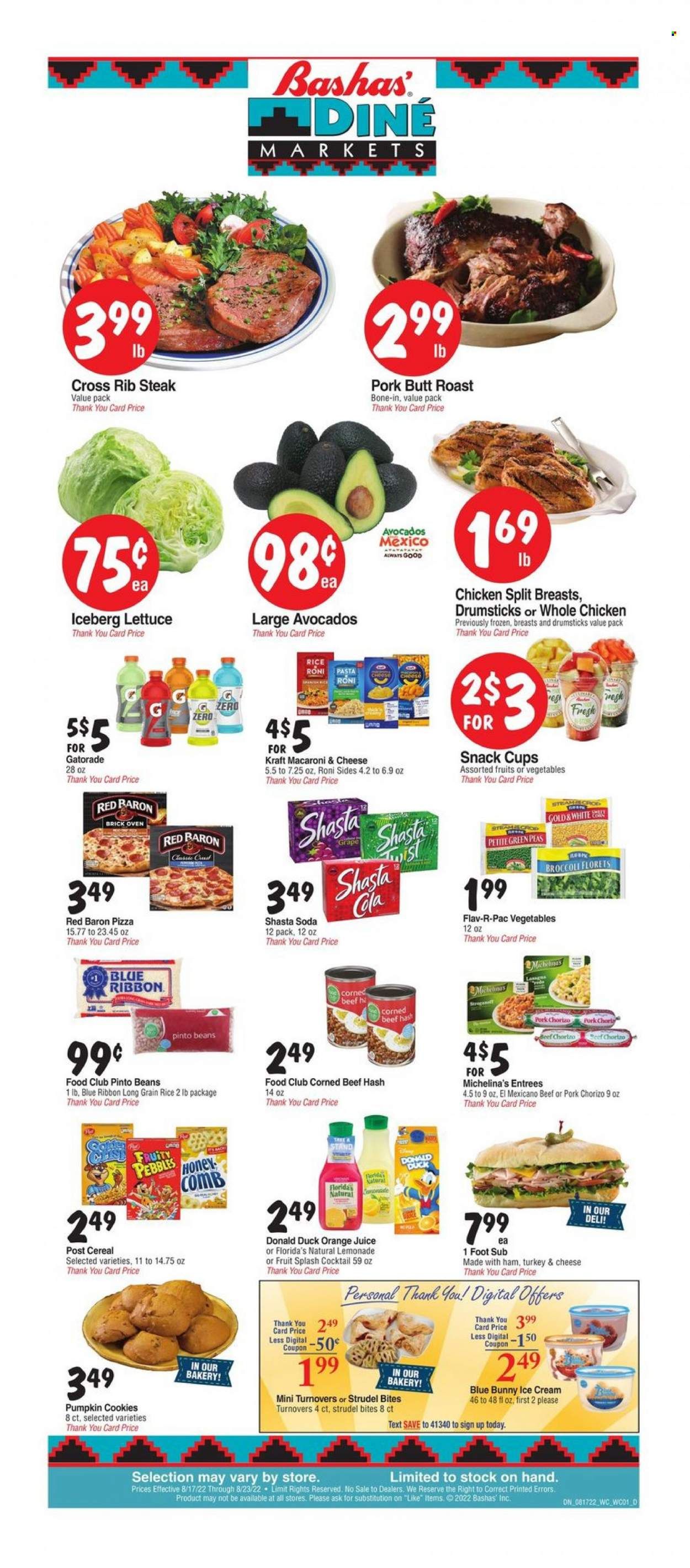 Bashas' Diné Markets (AZ, NM) Weekly Ad Flyer Specials August 17 to August 23, 2022