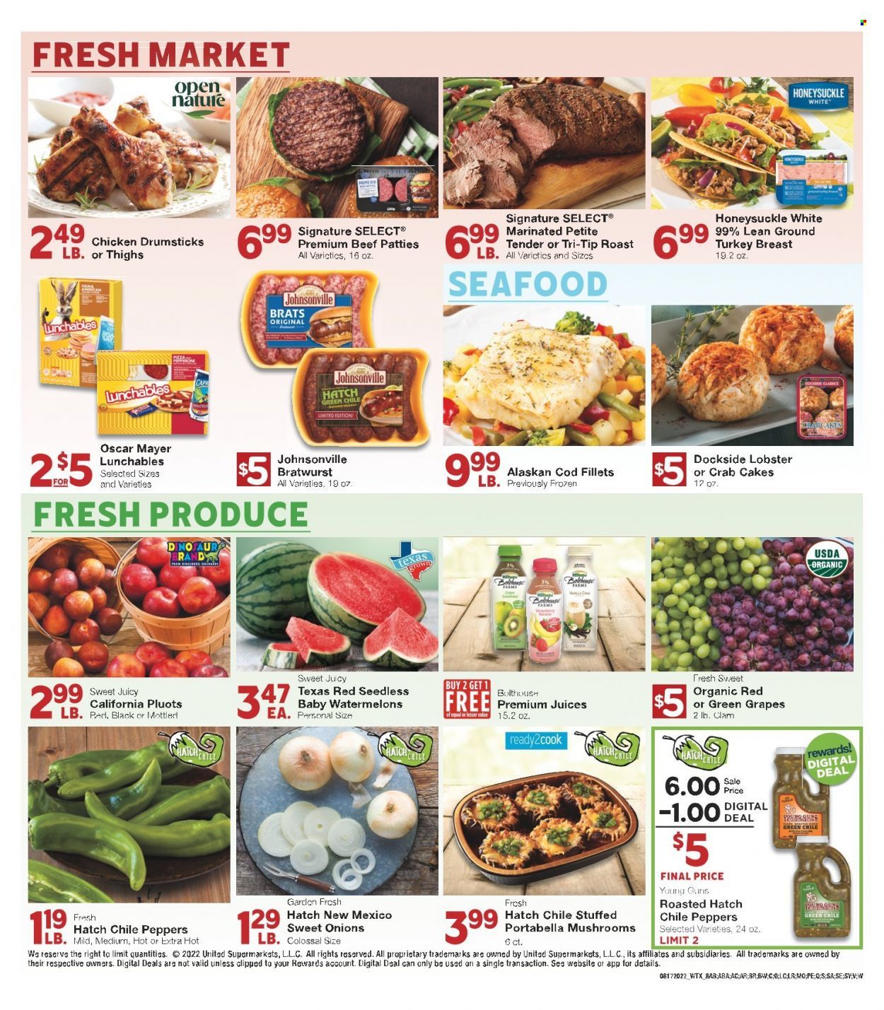 United Supermarkets (TX) Weekly Ad Flyer Specials August 17 to August 23, 2022