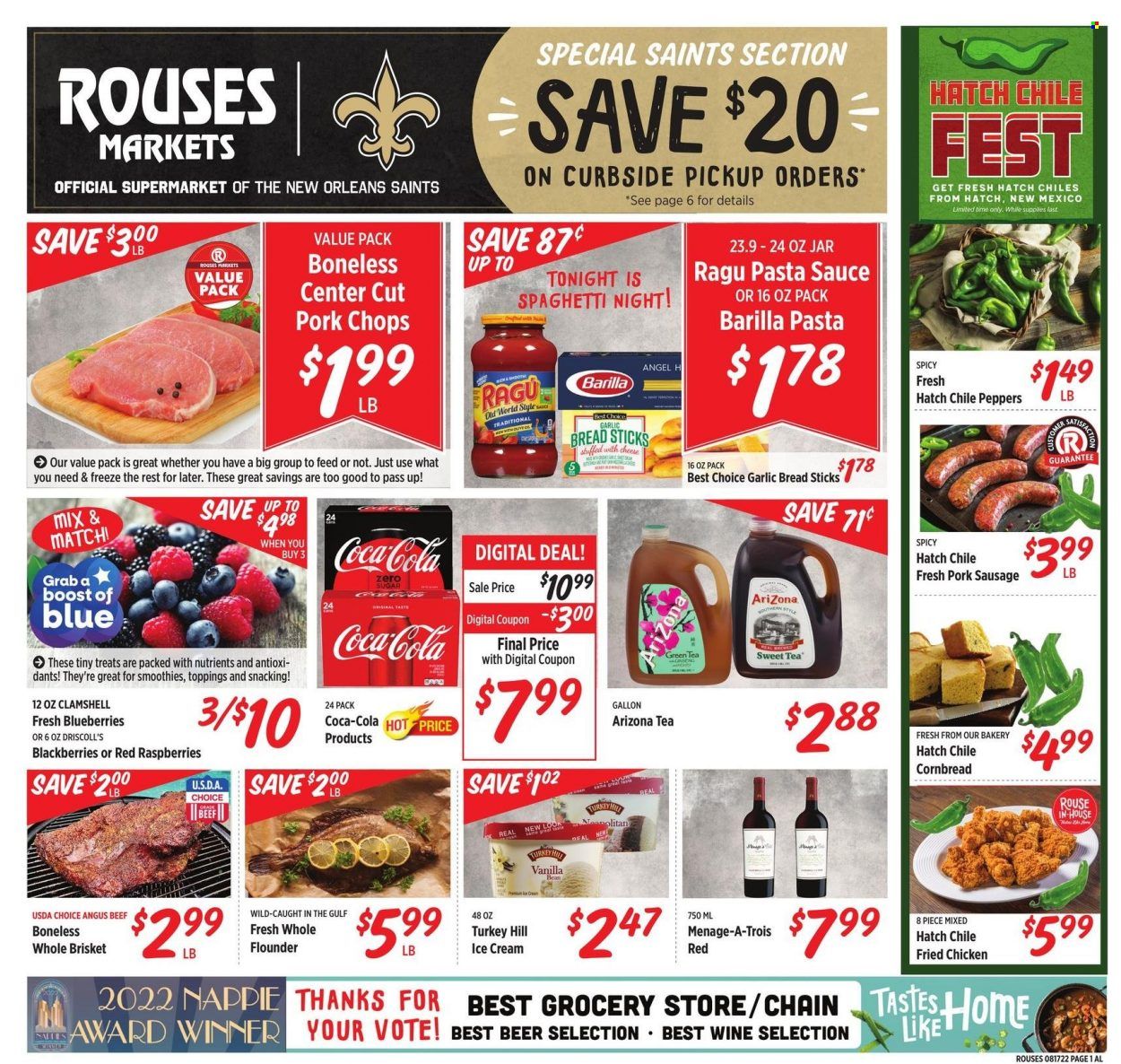 Rouses Markets (AL, LA, MS) Weekly Ad Flyer Specials August 17 to August 24, 2022