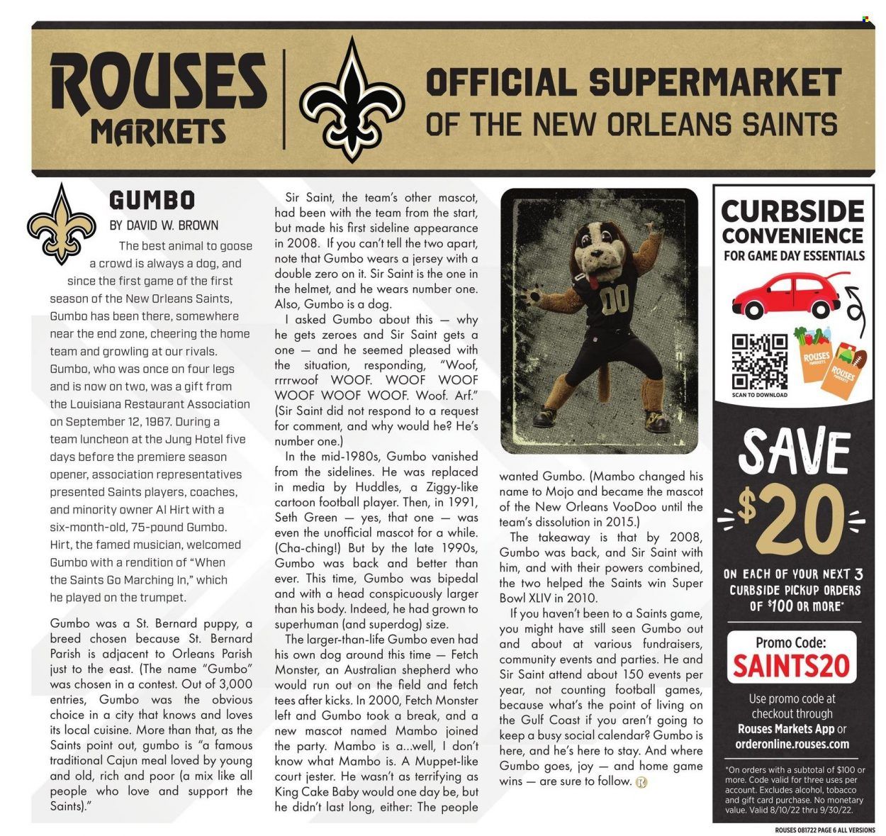 Rouses Markets (AL, LA, MS) Weekly Ad Flyer Specials August 17 to August 24, 2022
