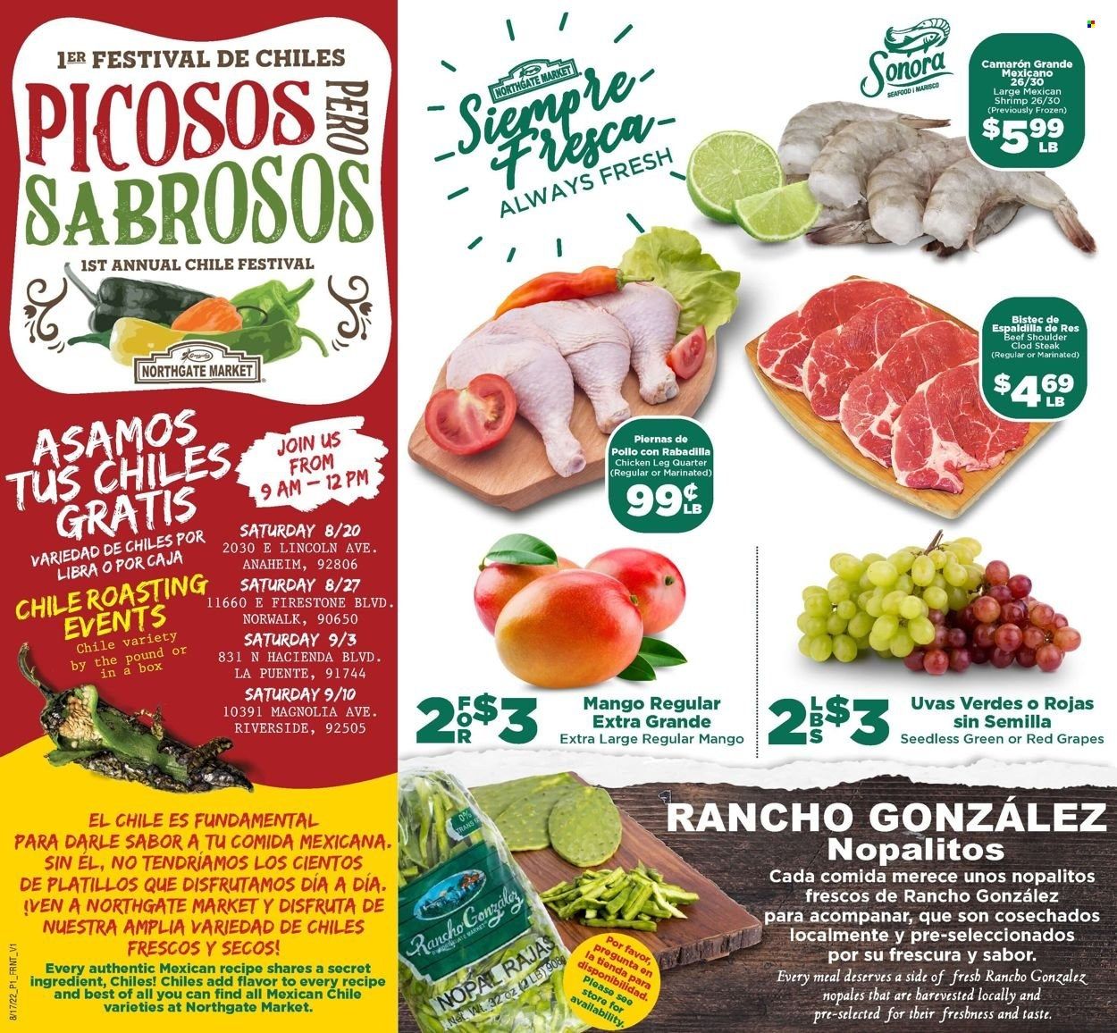 Northgate Market (CA) Weekly Ad Flyer Specials August 17 to August 23, 2022
