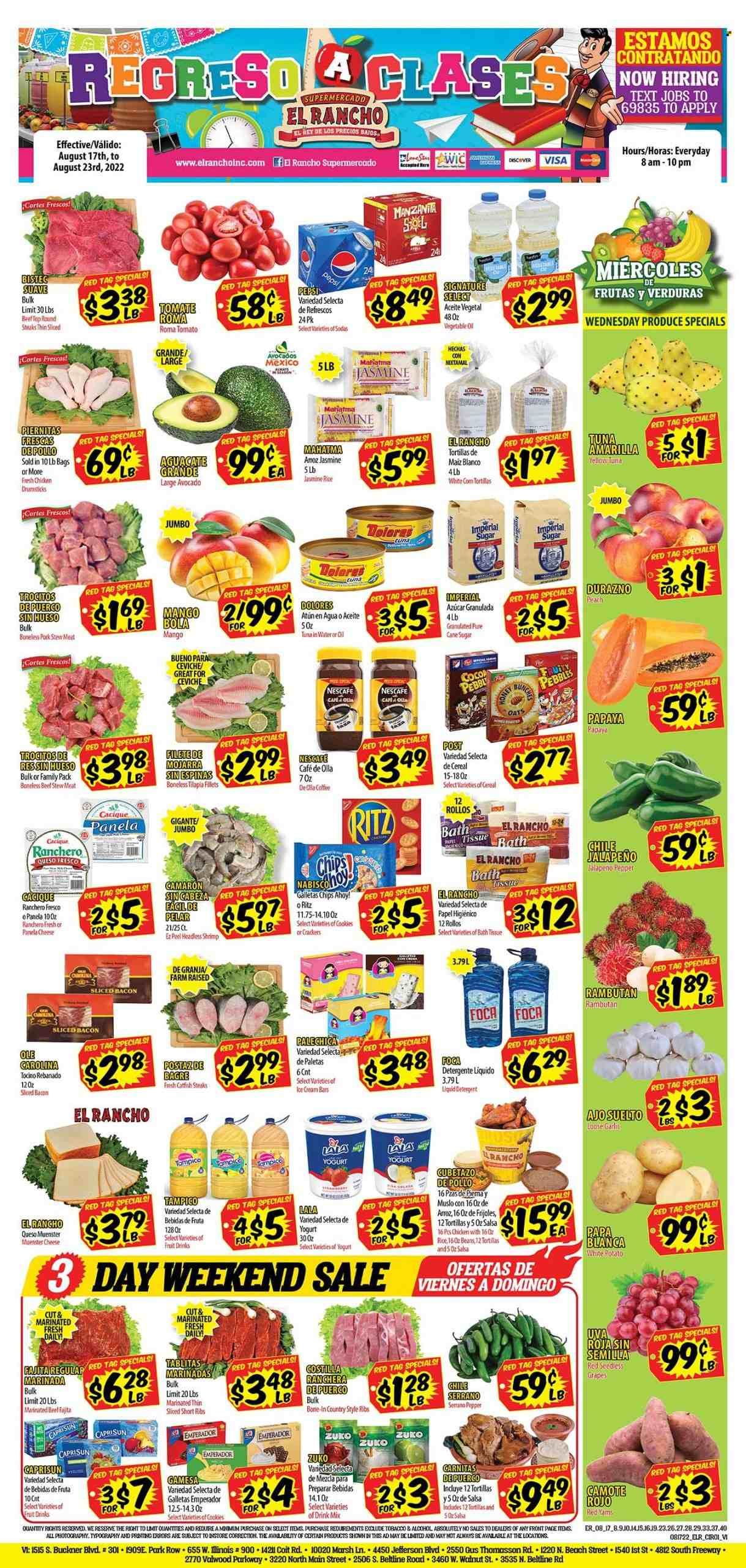 El Rancho (TX) Weekly Ad Flyer Specials August 17 to August 23, 2022