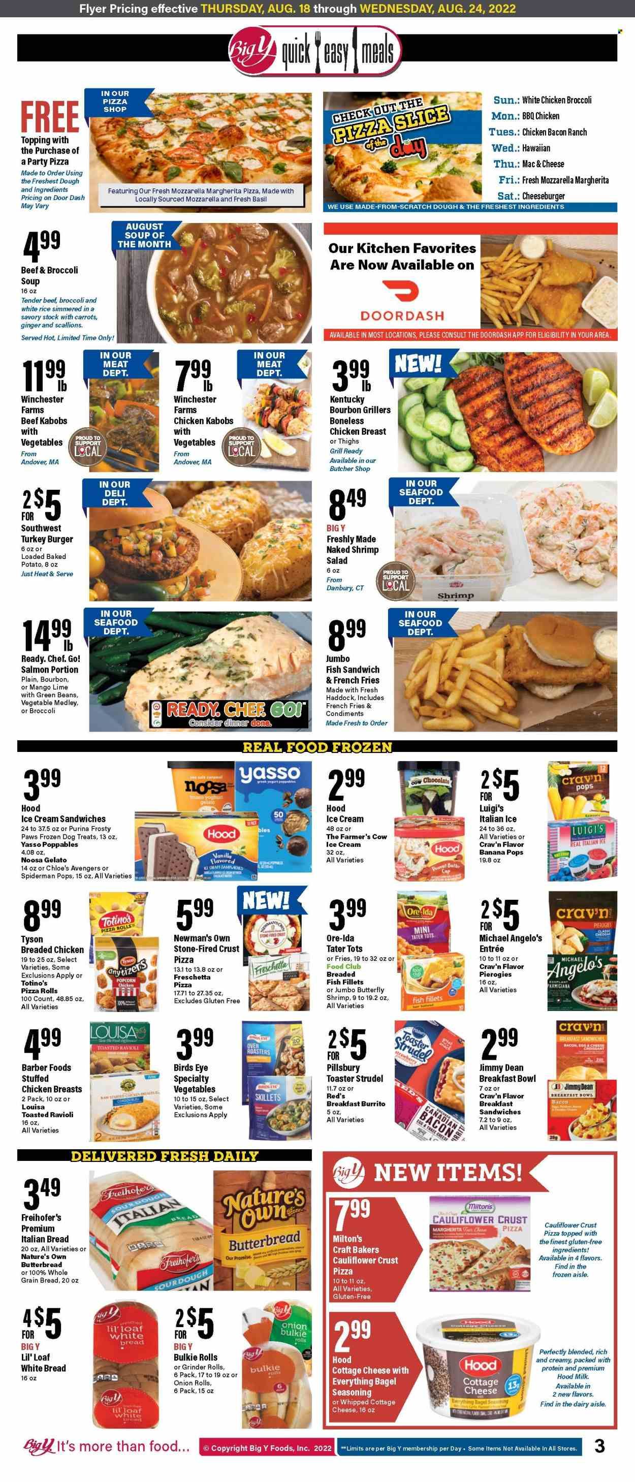 Big Y (CT, MA) Weekly Ad Flyer Specials August 18 to August 24, 2022