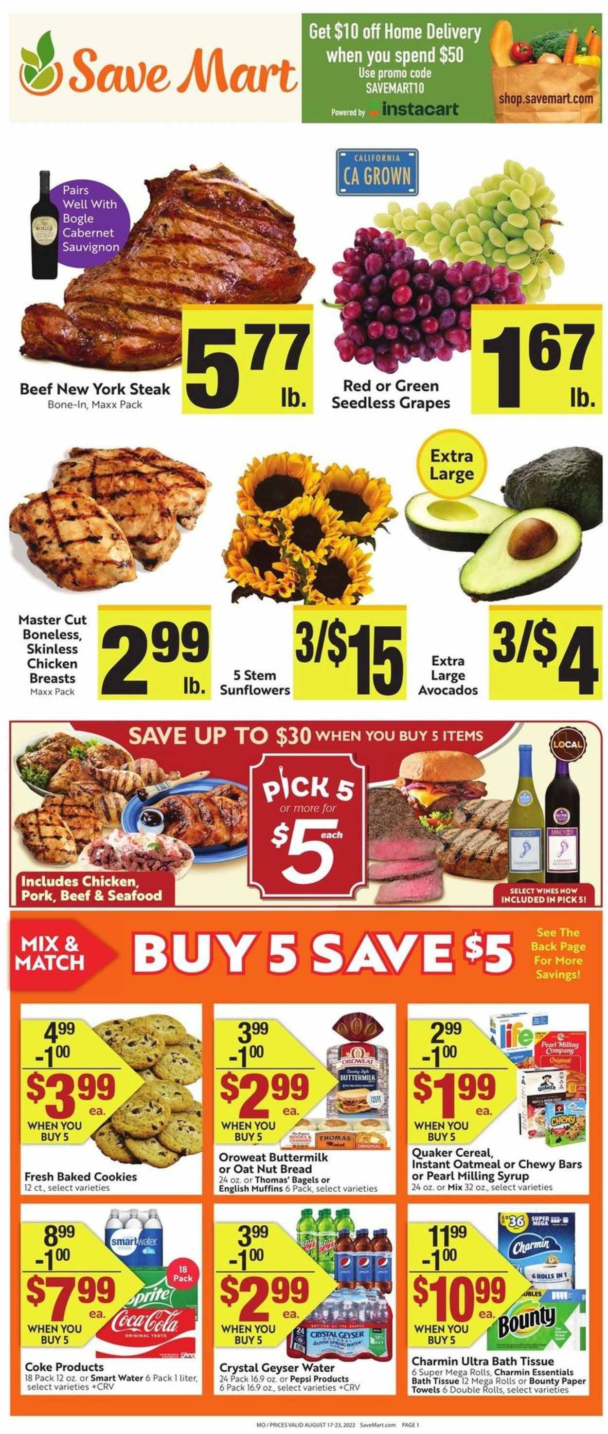 Save Mart (CA, NV) Weekly Ad Flyer Specials August 17 to August 23, 2022