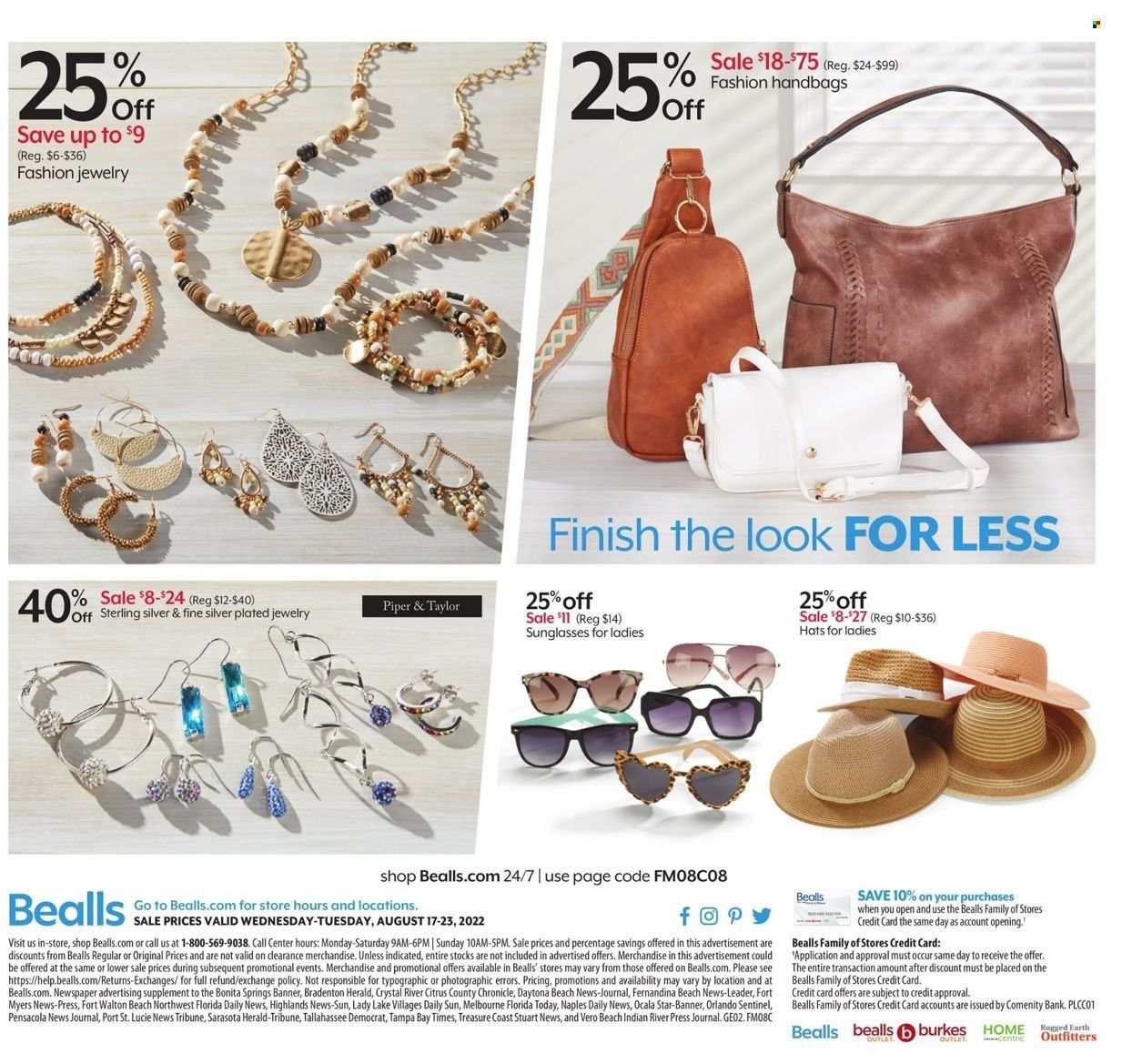 Bealls Florida (FL) Weekly Ad Flyer Specials August 17 to August 23, 2022