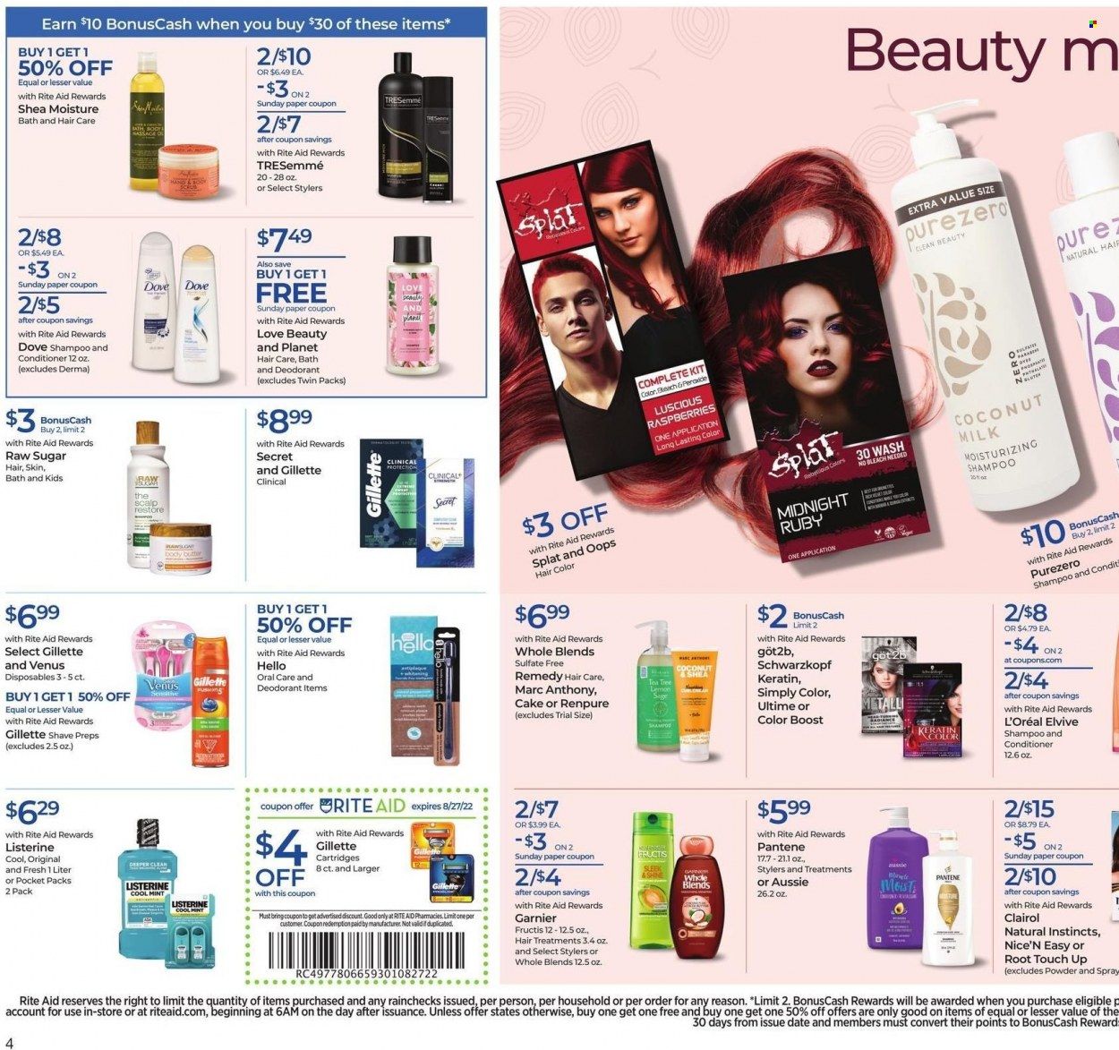 RITE AID Weekly Ad Flyer Specials August 21 to August 27, 2022
