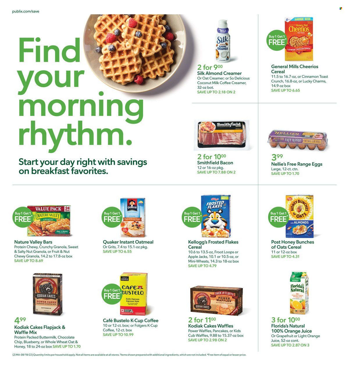 Publix (AL, FL, GA, NC, SC, TN) Weekly Ad Flyer Specials August 18 to August 24, 2022