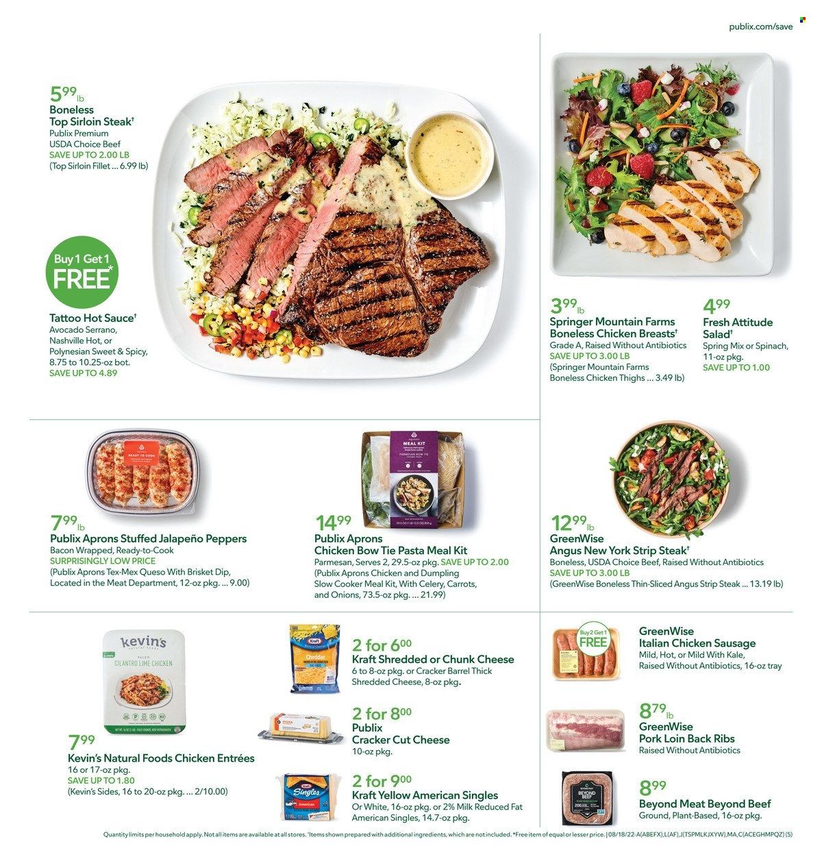 Publix (AL, FL, GA, NC, SC, TN) Weekly Ad Flyer Specials August 18 to August 24, 2022
