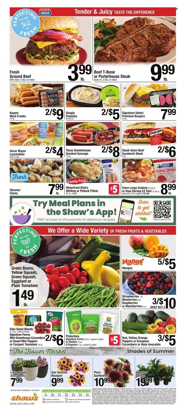 Shaw’s (MA, ME, NH, RI, VT) Weekly Ad Flyer Specials August 19 to August 26, 2022