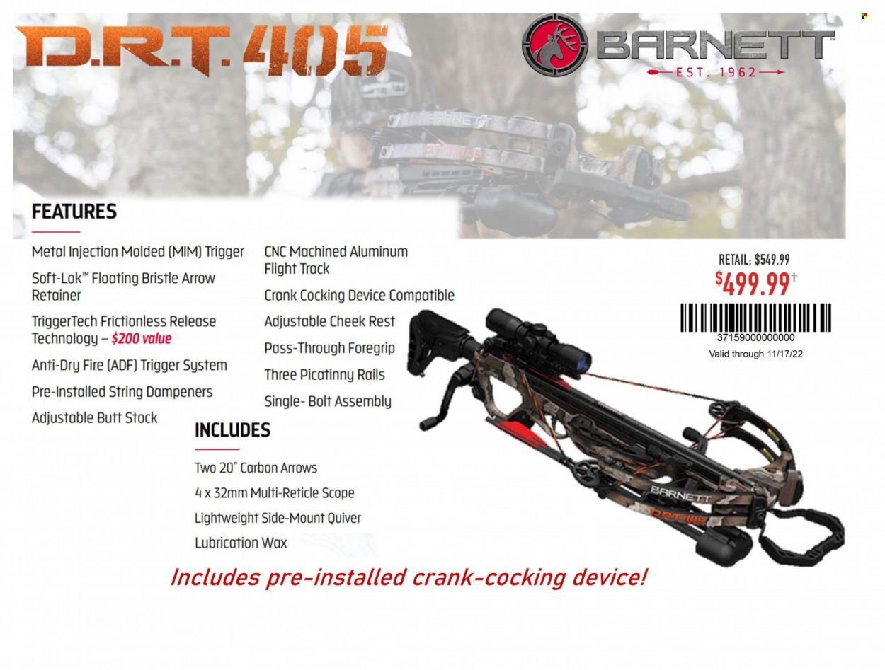 Dunham's Sports Weekly Ad Flyer Specials August 18 to November 17, 2022
