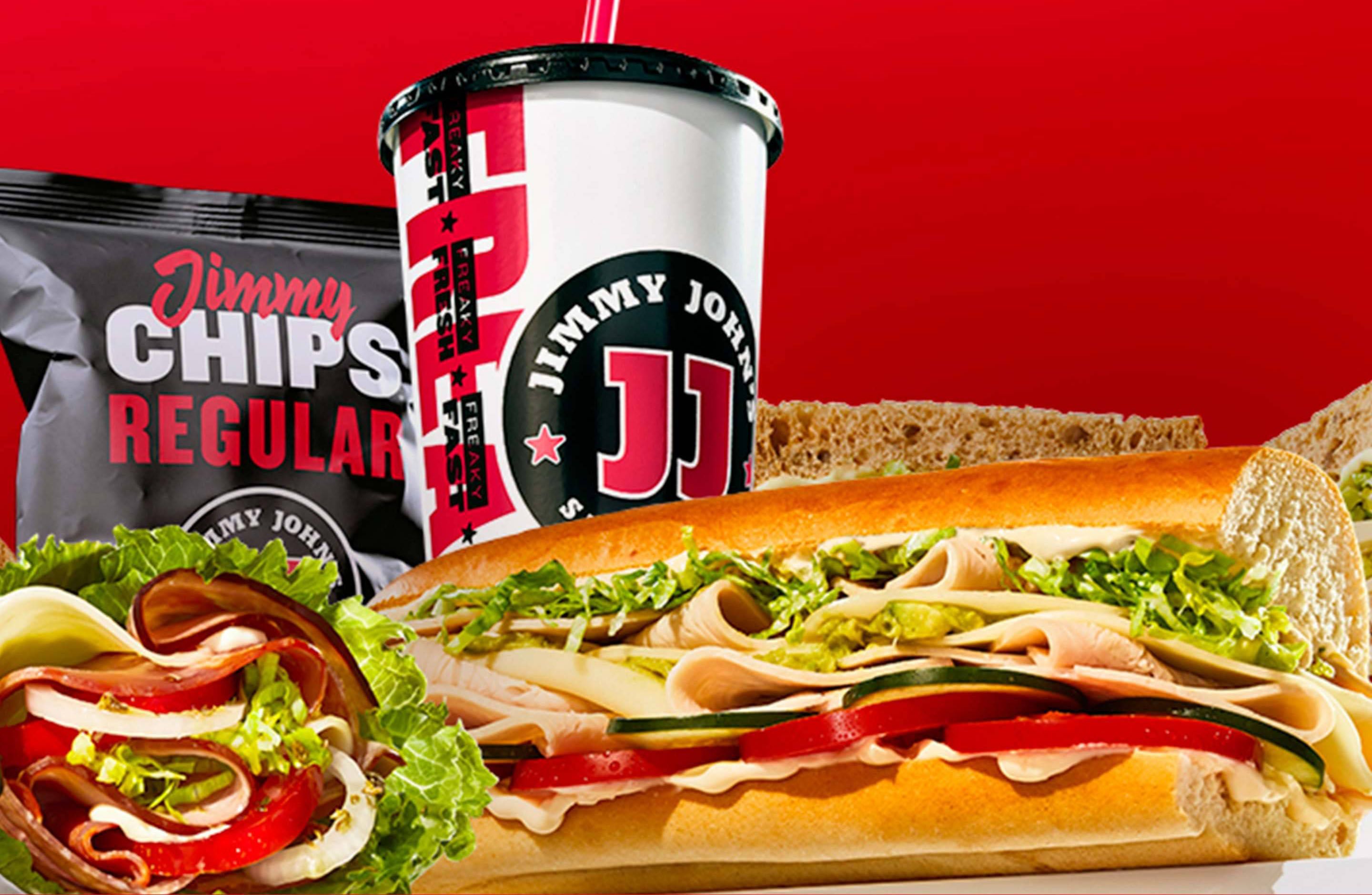 Save 20% Off Your Next Online or In-app Pickup Order at Jimmy John’s with a New Promo Code Through to September 25 Save 20% Off Your Next Online or In-app Pickup Order at Jimmy John’s with a New Promo Code Through to September 25