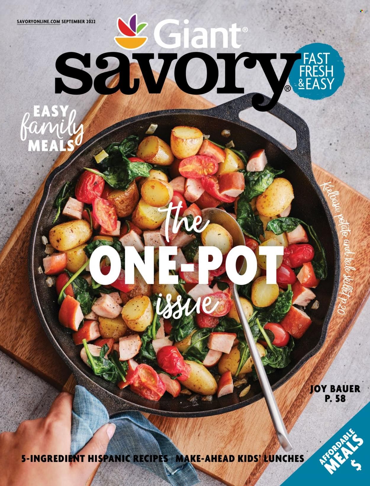 Giant Food (DE, MD, VA) Weekly Ad Flyer Specials September 1 to September 30, 2022