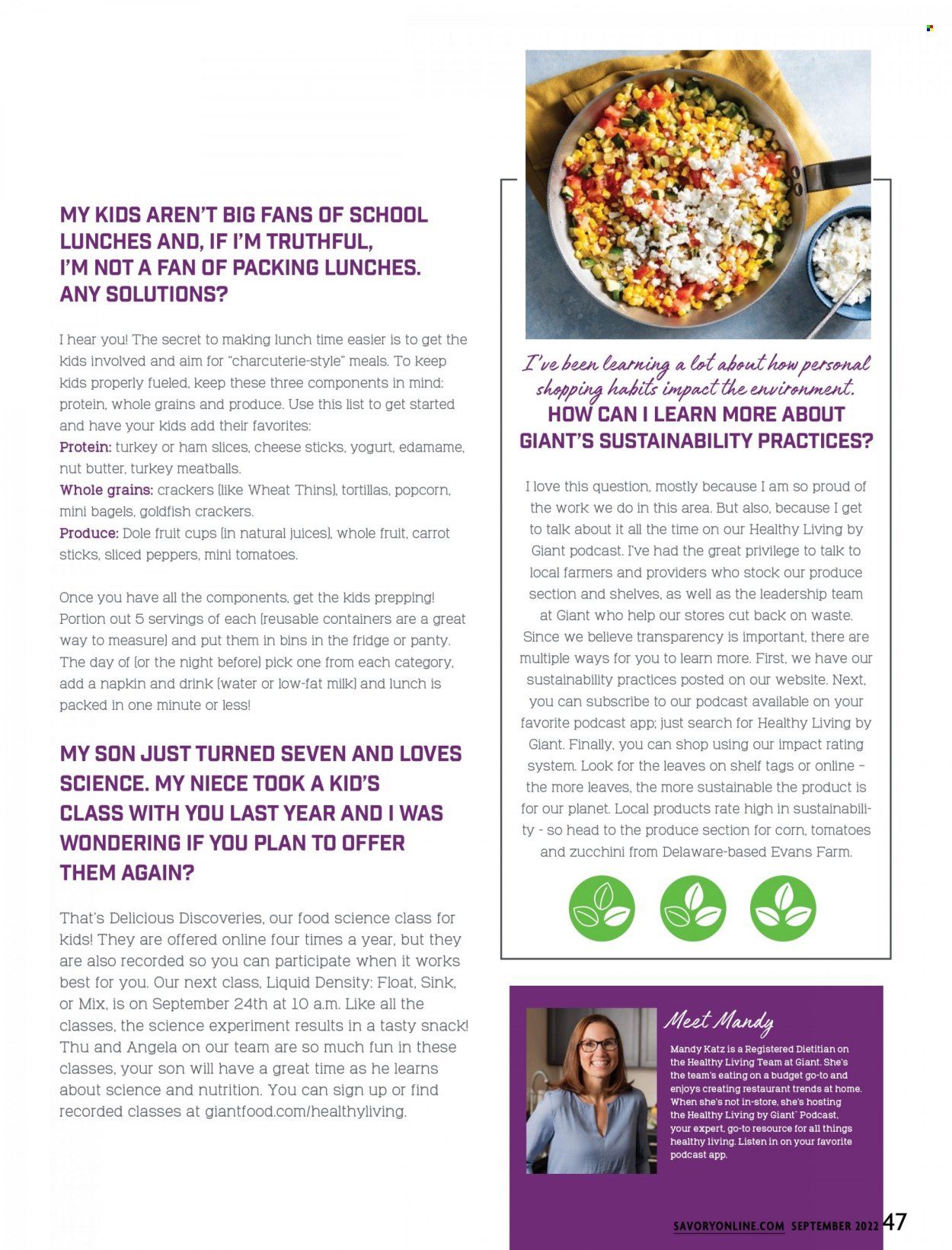 Giant Food (DE, MD, VA) Weekly Ad Flyer Specials September 1 to September 30, 2022