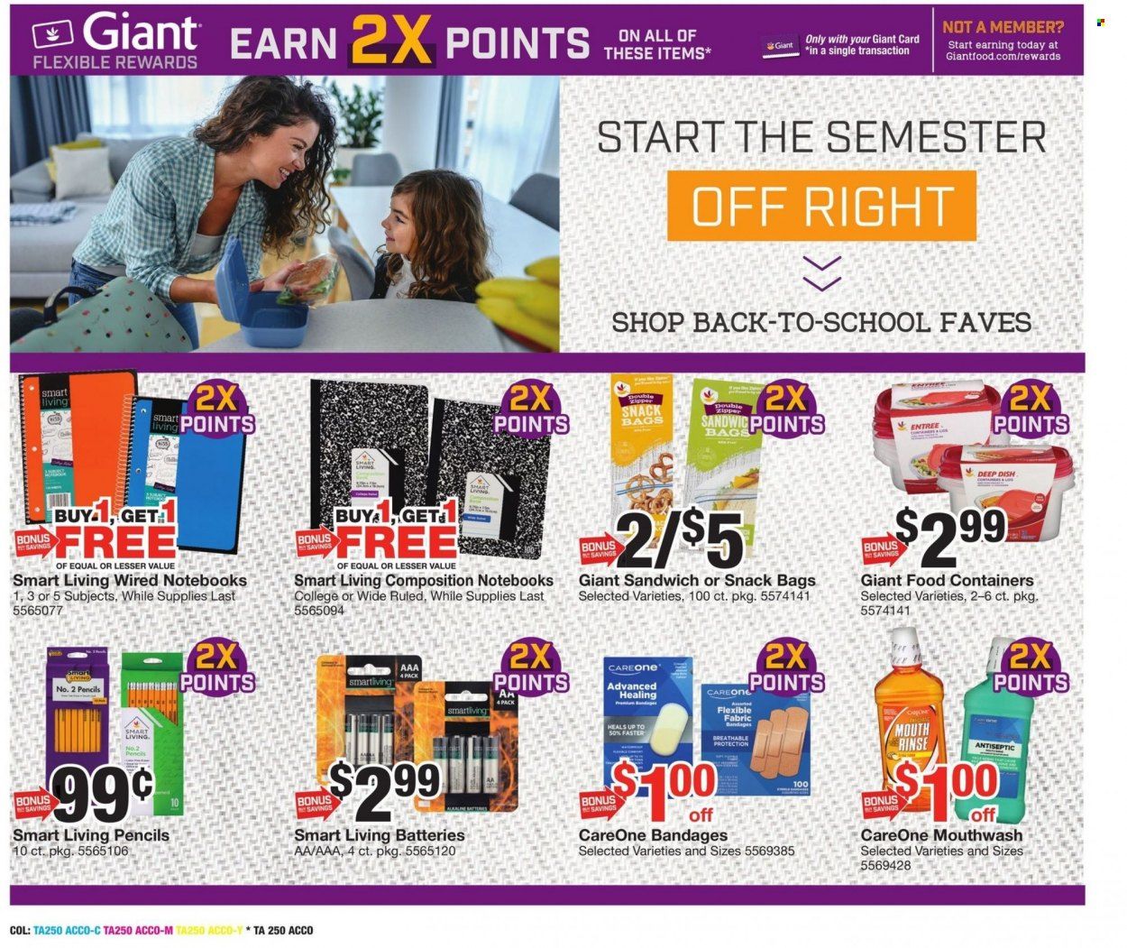 Giant Food (DE, MD, VA) Weekly Ad Flyer Specials August 19 to August 25, 2022
