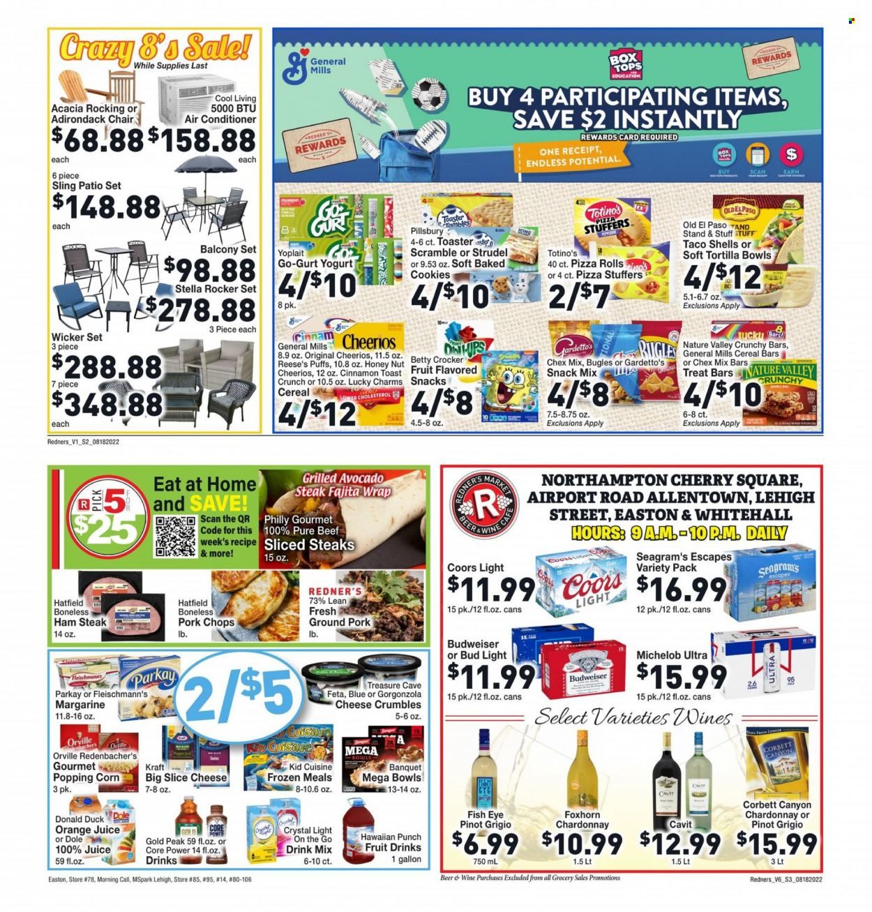Redner's Markets (DE, MD, PA) Weekly Ad Flyer Specials August 18 to August 24, 2022