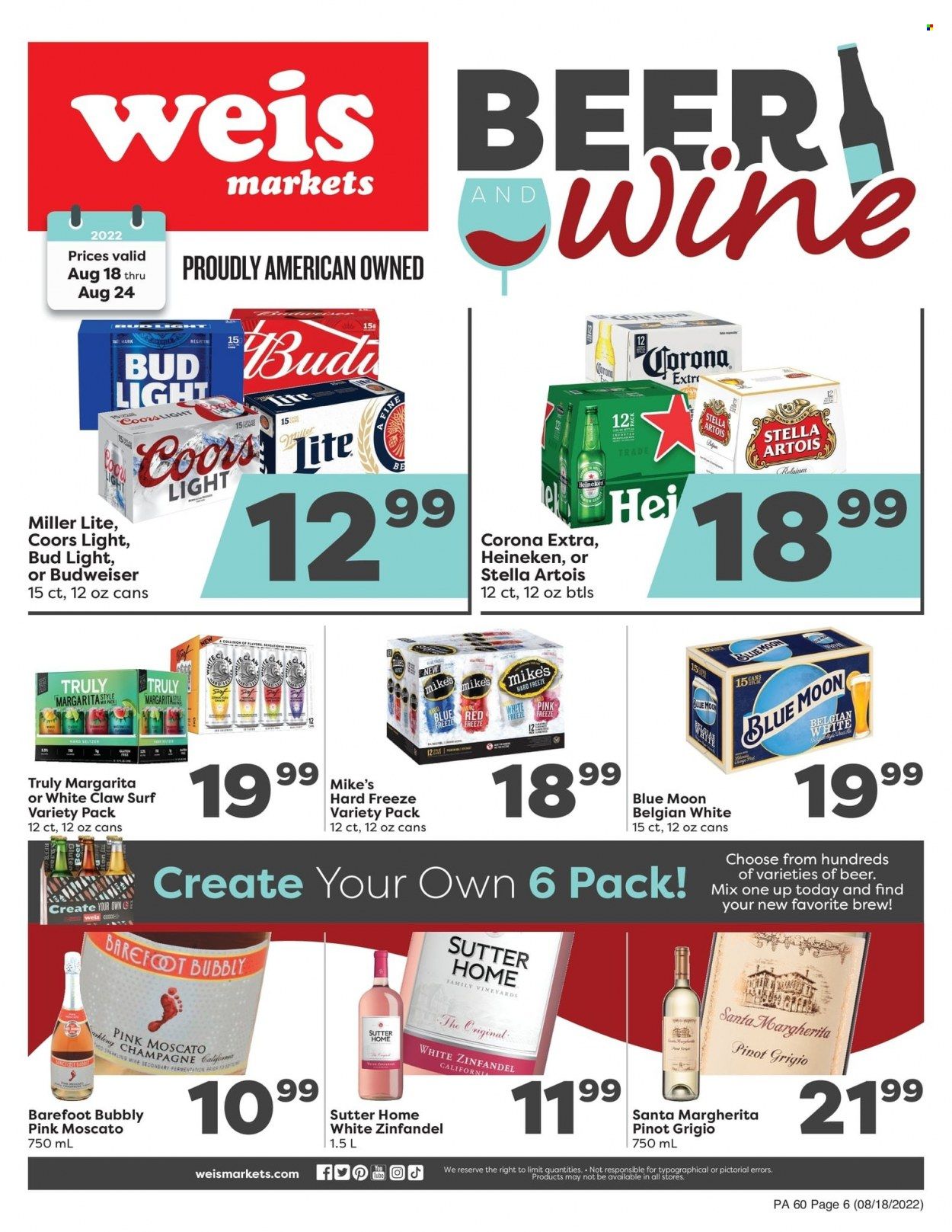 Weis (MD, NY, PA) Weekly Ad Flyer Specials August 18 to August 24, 2022