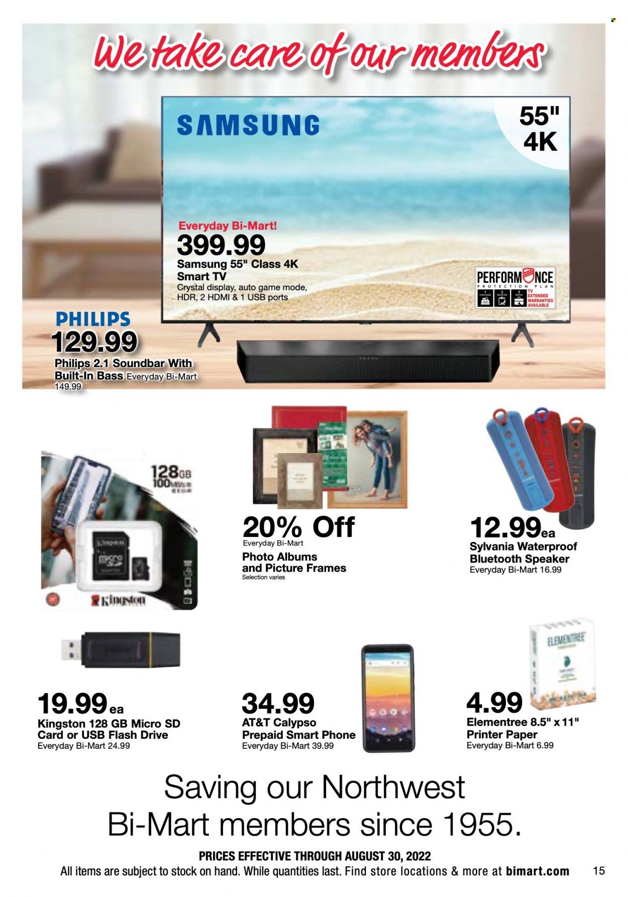 Bi-Mart (ID, OR, WA) Weekly Ad Flyer Specials August 17 to August 30, 2022