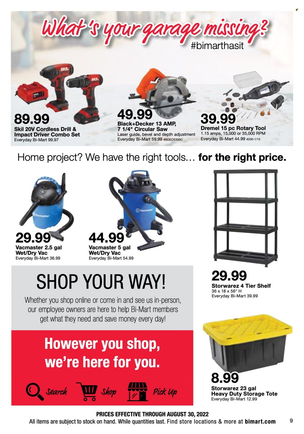 Bi-Mart (ID, OR, WA) Weekly Ad Flyer Specials August 17 to August 30, 2022