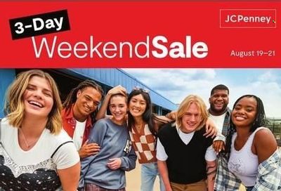 JCPenney Weekly Ad Flyer Specials August 19 to August 21, 2022