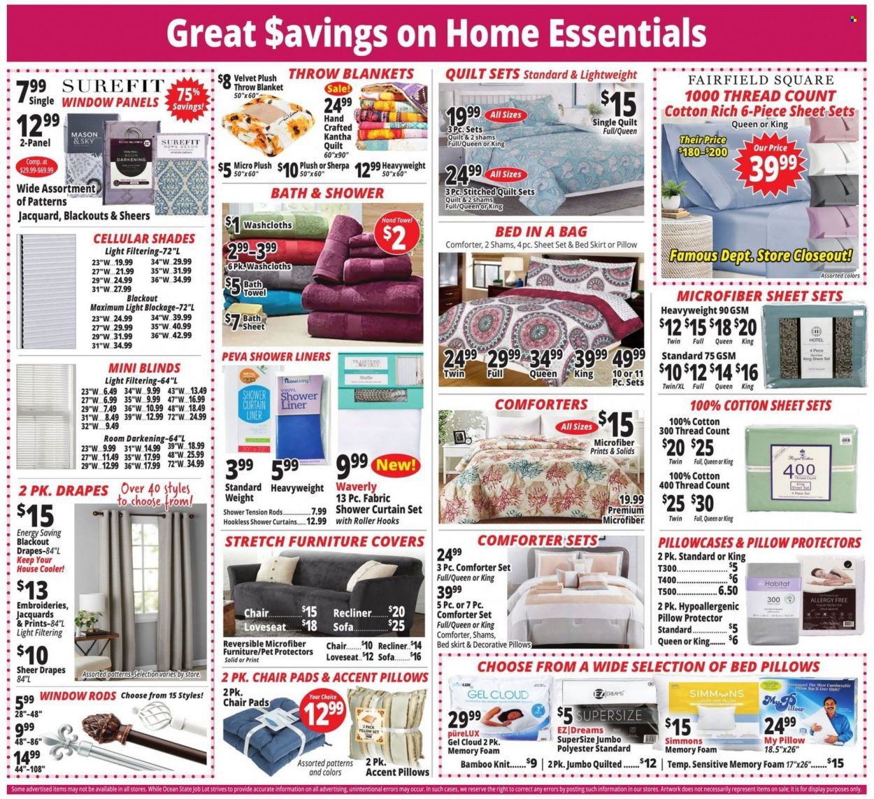 Ocean State Job Lot (CT, MA, ME, NH, NJ, NY, RI, VT) Weekly Ad Flyer Specials August 18 to August 24, 2022