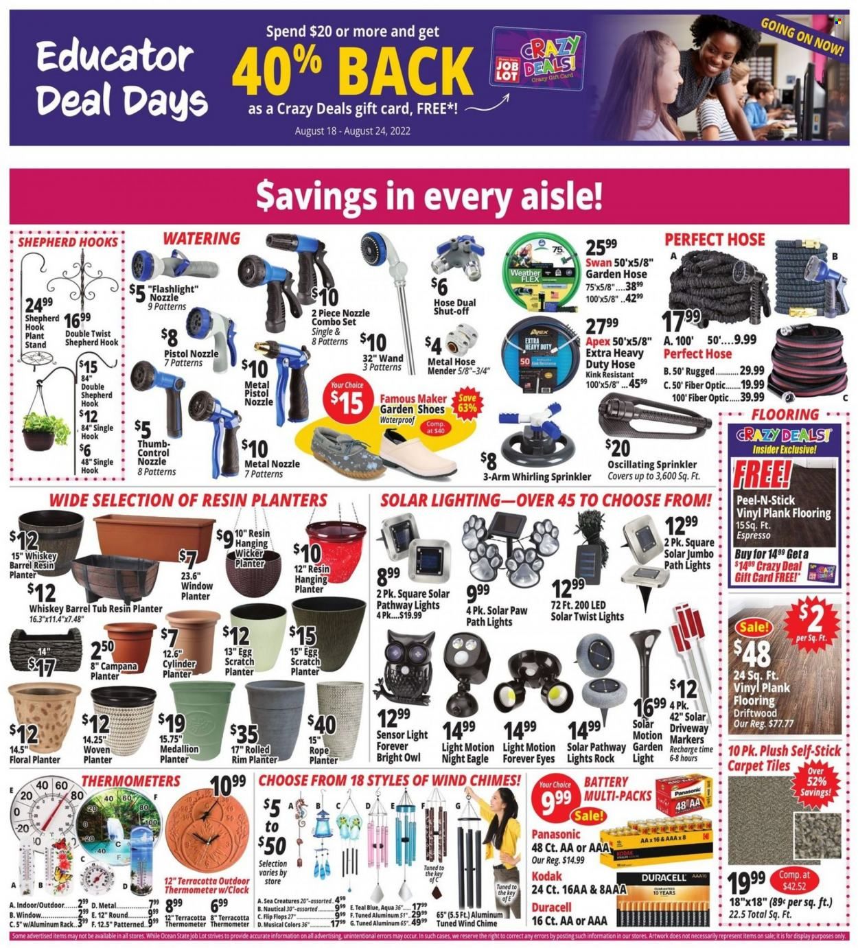 Ocean State Job Lot (CT, MA, ME, NH, NJ, NY, RI, VT) Weekly Ad Flyer Specials August 18 to August 24, 2022