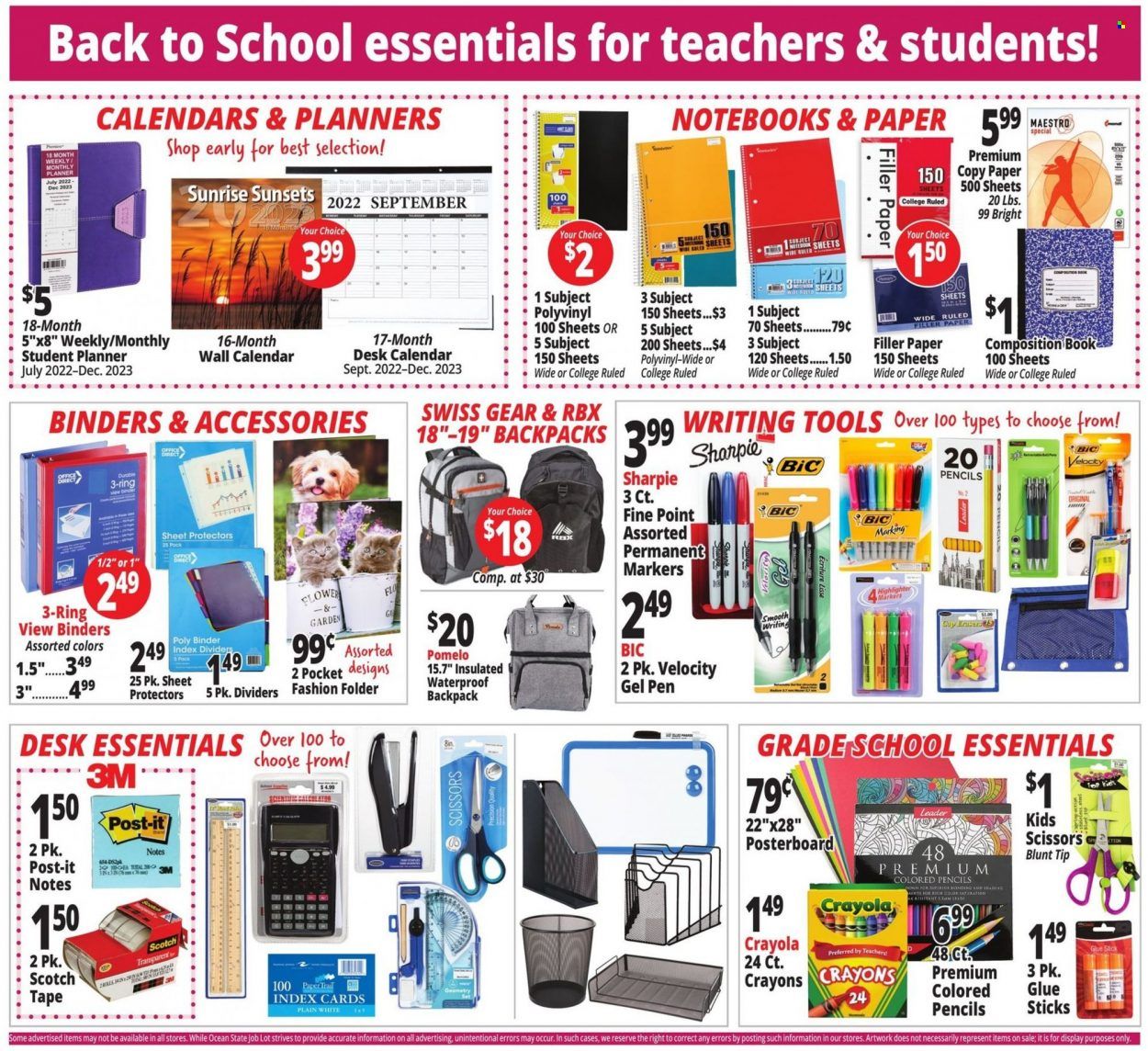 Ocean State Job Lot (CT, MA, ME, NH, NJ, NY, RI, VT) Weekly Ad Flyer Specials August 18 to August 24, 2022