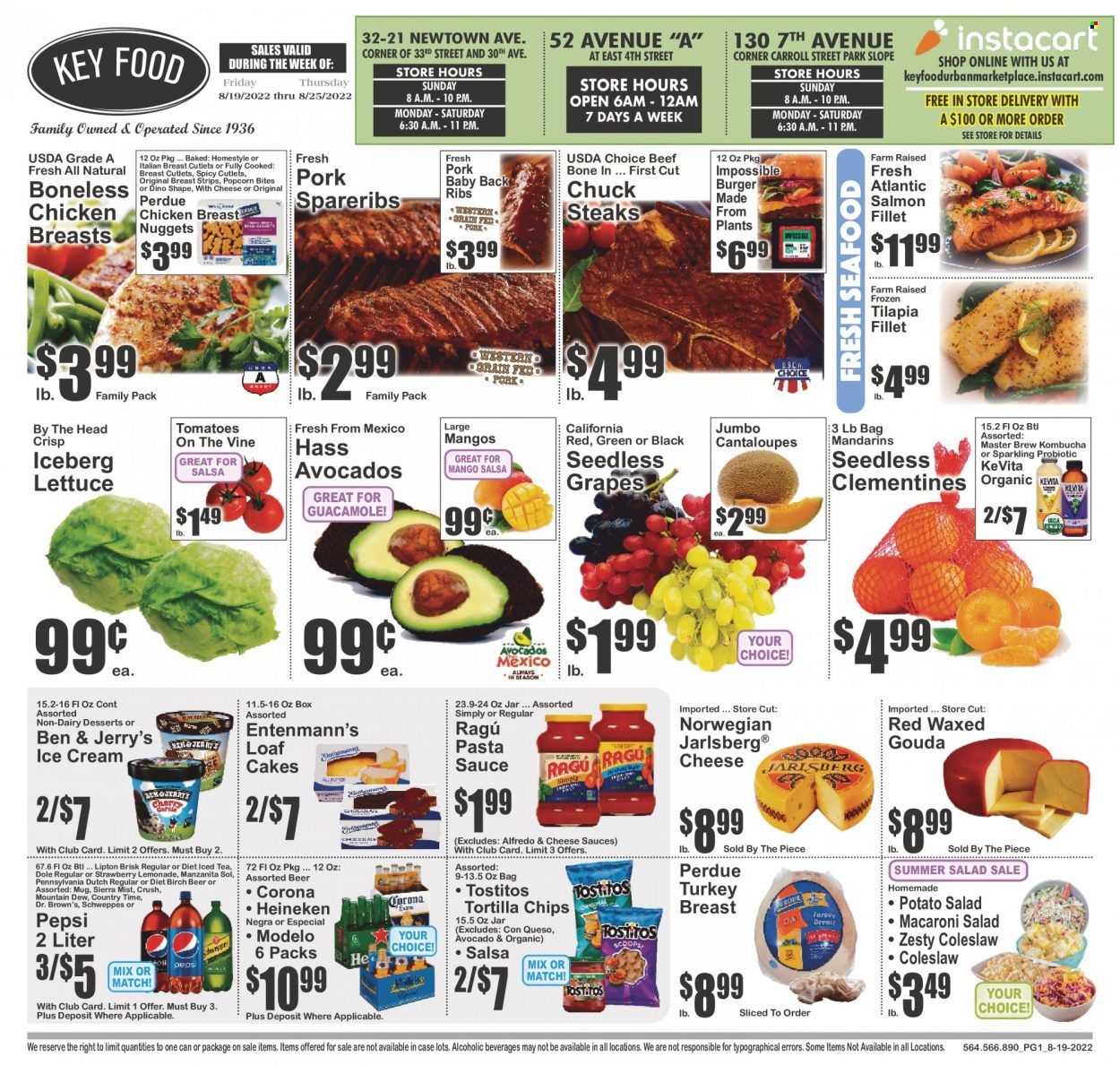 Key Food (NY) Weekly Ad Flyer Specials August 19 to August 25, 2022