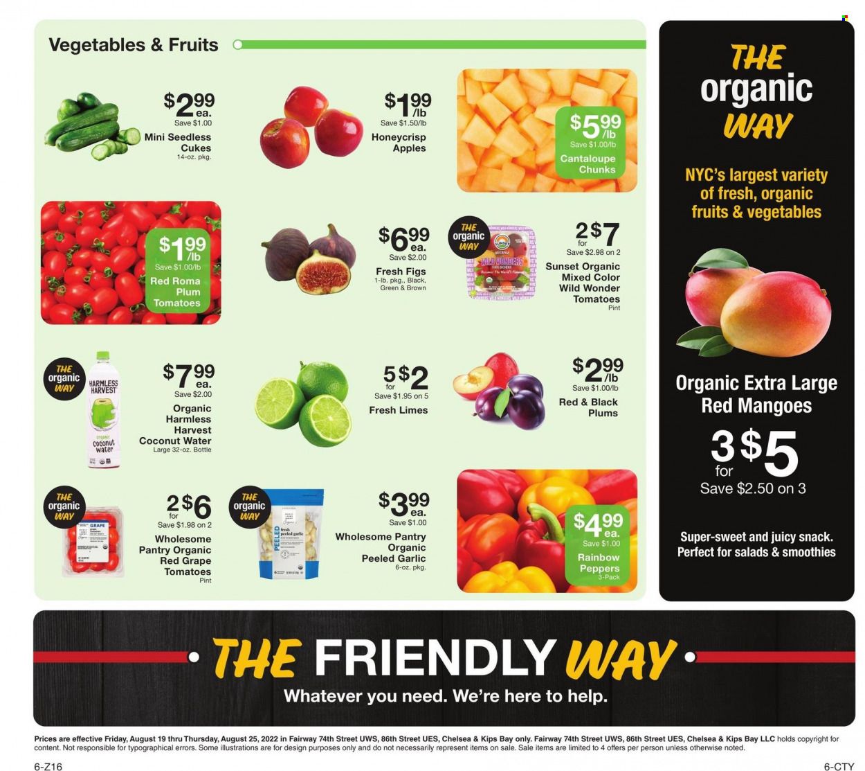 Fairway Market (CT, NJ, NY) Weekly Ad Flyer Specials August 19 to August 25, 2022