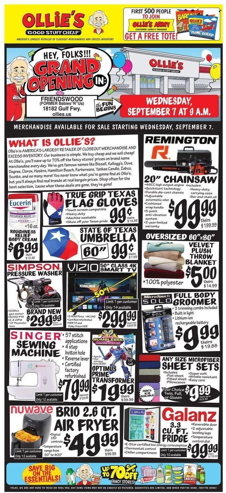 Ollie's Bargain Outlet (TX) Weekly Ad Flyer Specials August 9 to September 14, 2022