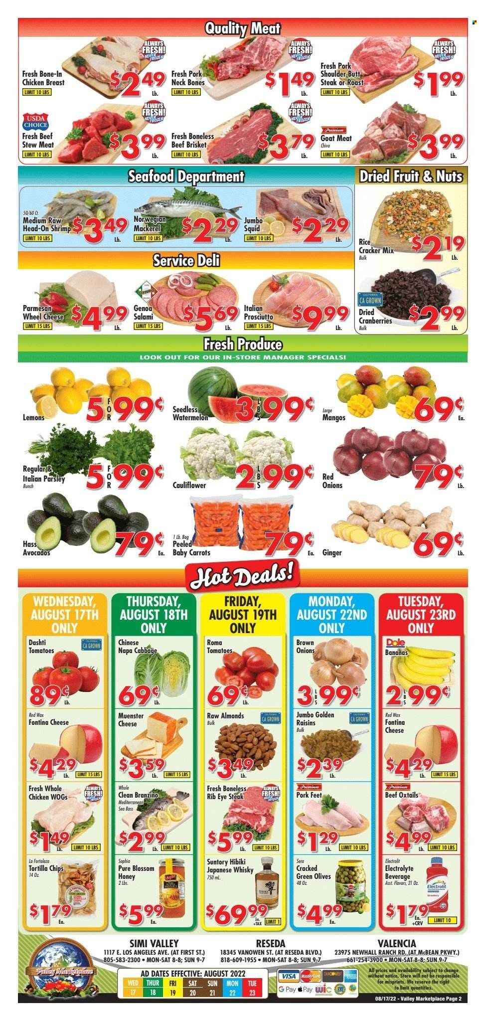Valley Marketplace (CA) Weekly Ad Flyer Specials August 17 to August 23, 2022