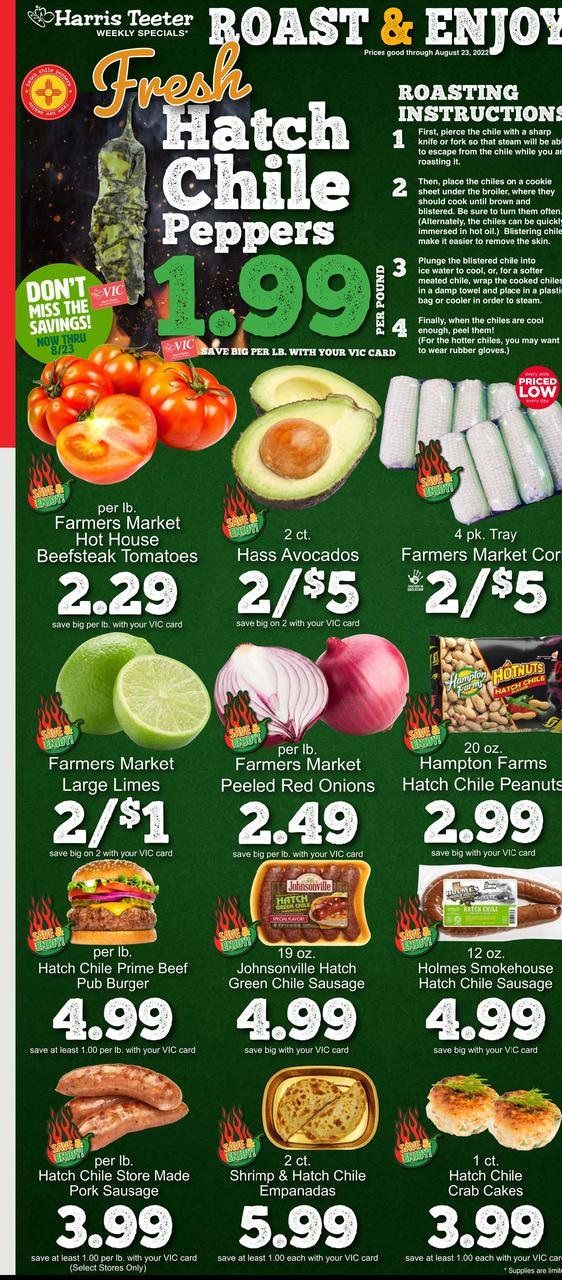 Harris Teeter Weekly Ad Flyer Specials August 17 to August 23, 2022