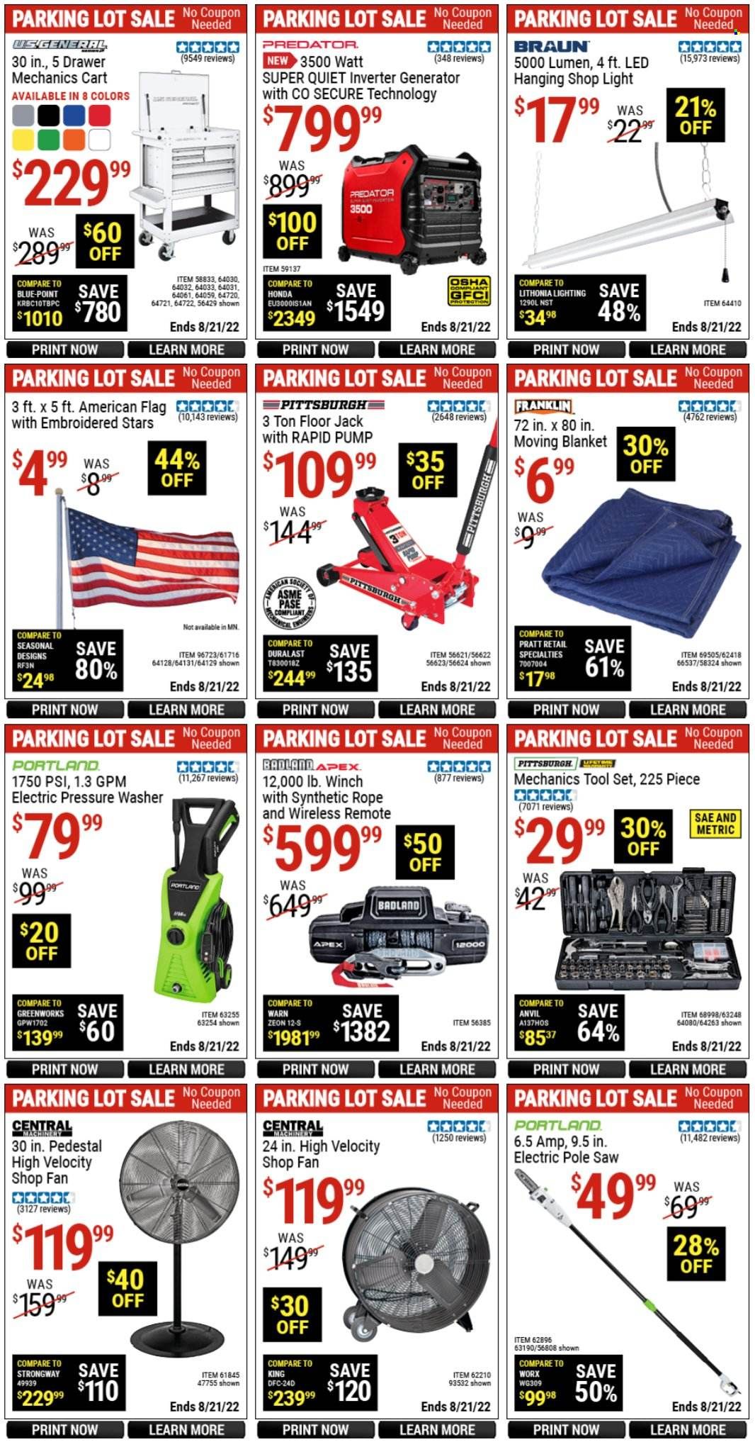 Harbor Freight Weekly Ad Flyer Specials August 19 to August 21, 2022